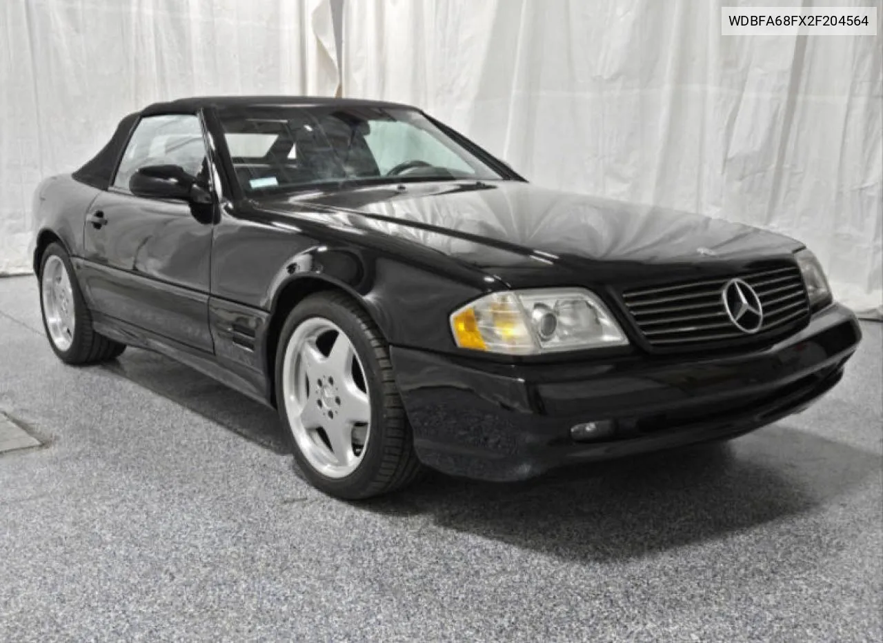 2002 Mercedes-Benz Sl 500 VIN: WDBFA68FX2F204564 Lot: 75193184