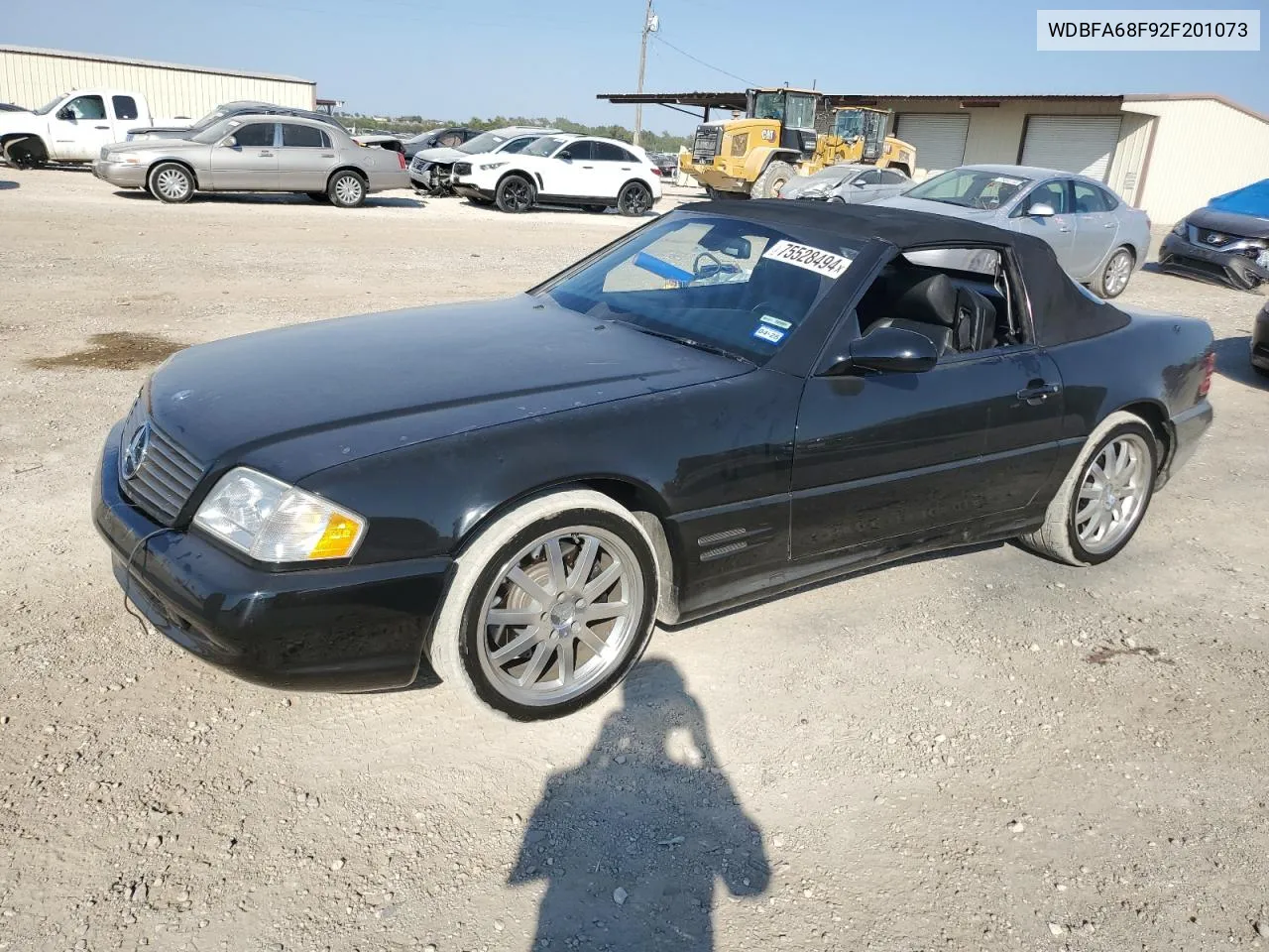 2002 Mercedes-Benz Sl 500 VIN: WDBFA68F92F201073 Lot: 75528494