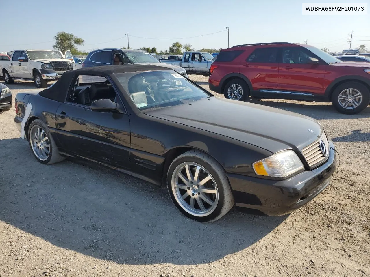 2002 Mercedes-Benz Sl 500 VIN: WDBFA68F92F201073 Lot: 75528494