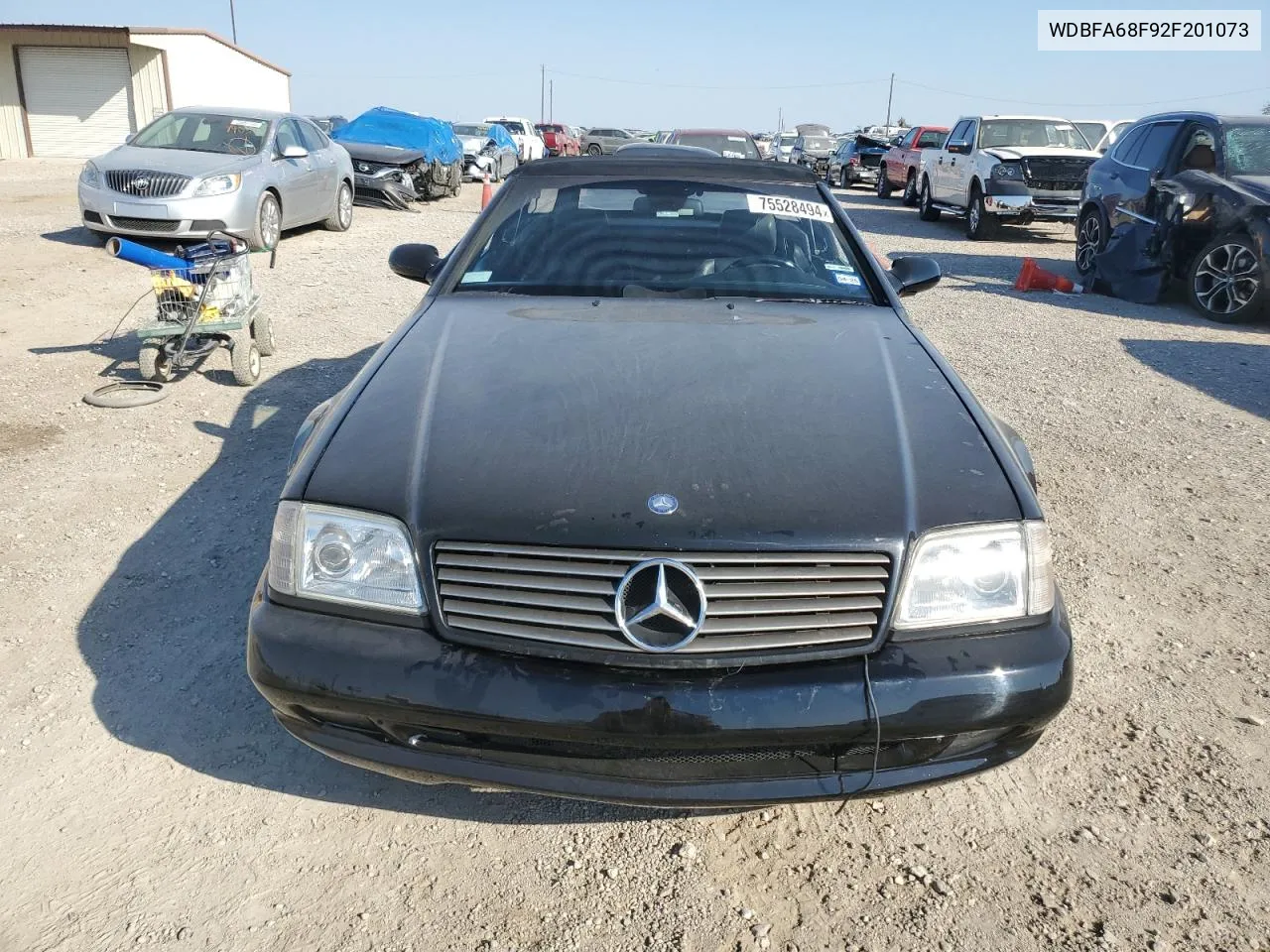 2002 Mercedes-Benz Sl 500 VIN: WDBFA68F92F201073 Lot: 75528494