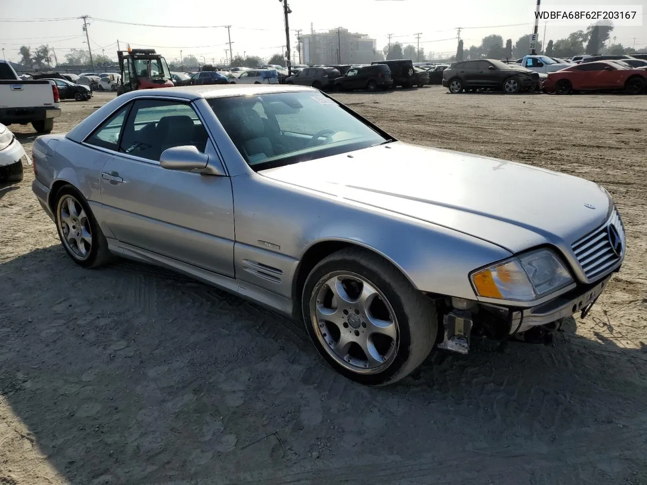 2002 Mercedes-Benz Sl 500 VIN: WDBFA68F62F203167 Lot: 75543934