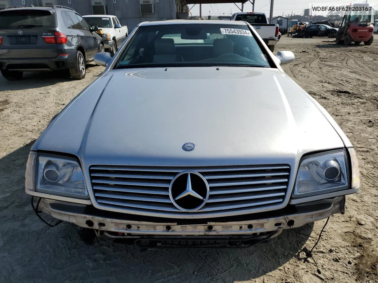 2002 Mercedes-Benz Sl 500 VIN: WDBFA68F62F203167 Lot: 75543934