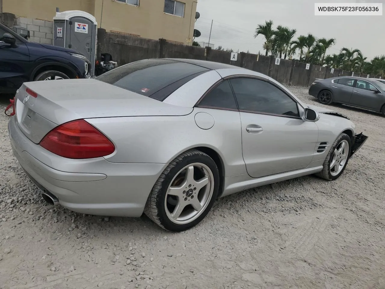 2003 Mercedes-Benz Sl 500R VIN: WDBSK75F23F056336 Lot: 61868014