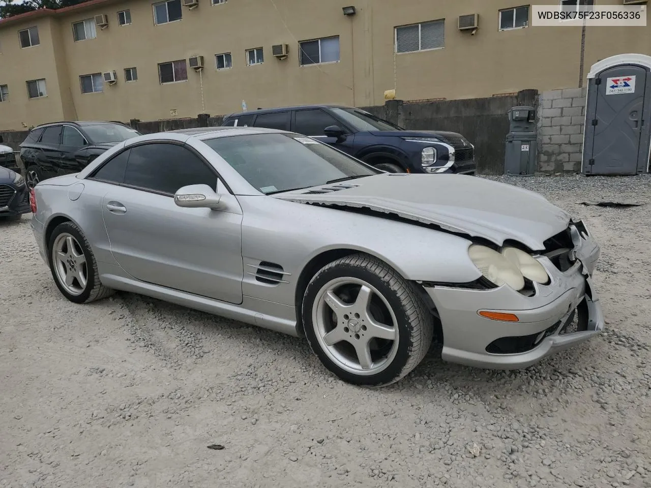 2003 Mercedes-Benz Sl 500R VIN: WDBSK75F23F056336 Lot: 61868014