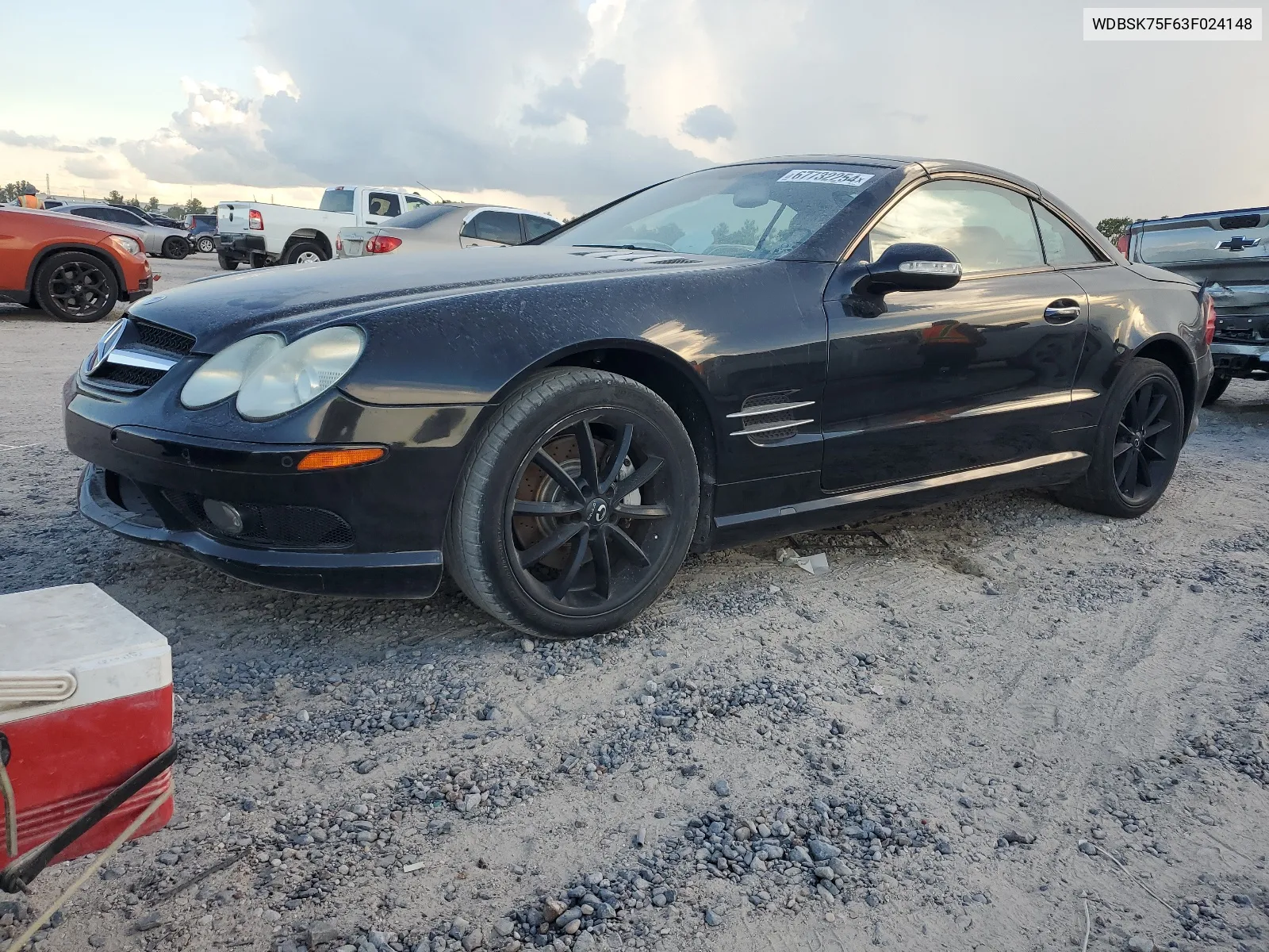 2003 Mercedes-Benz Sl 500R VIN: WDBSK75F63F024148 Lot: 67732254