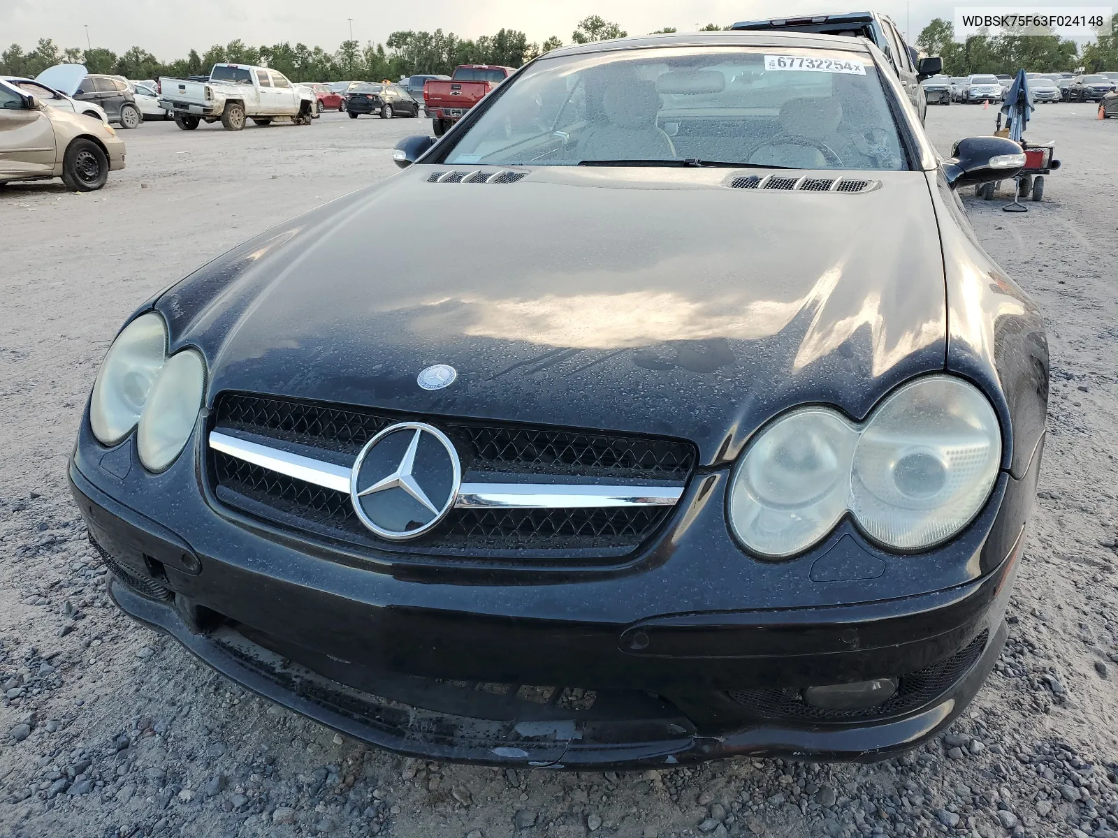 2003 Mercedes-Benz Sl 500R VIN: WDBSK75F63F024148 Lot: 67732254