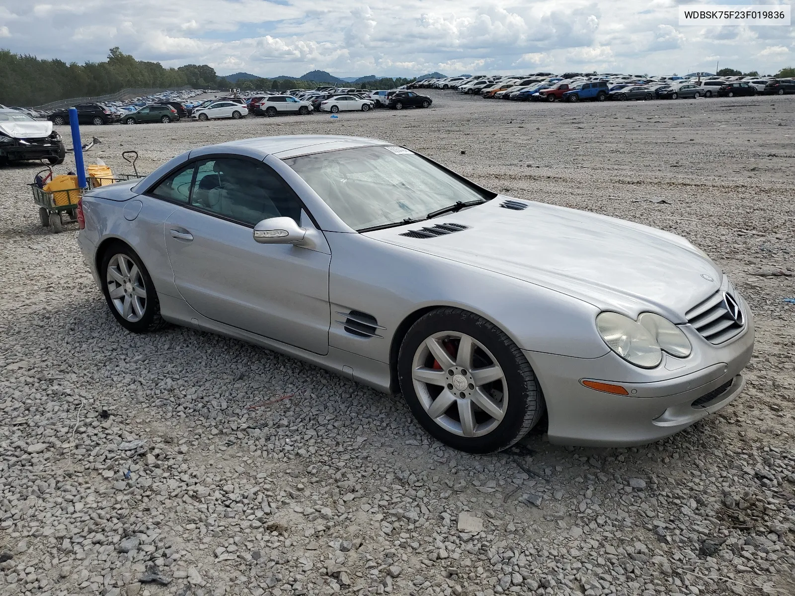 2003 Mercedes-Benz Sl 500R VIN: WDBSK75F23F019836 Lot: 68054494