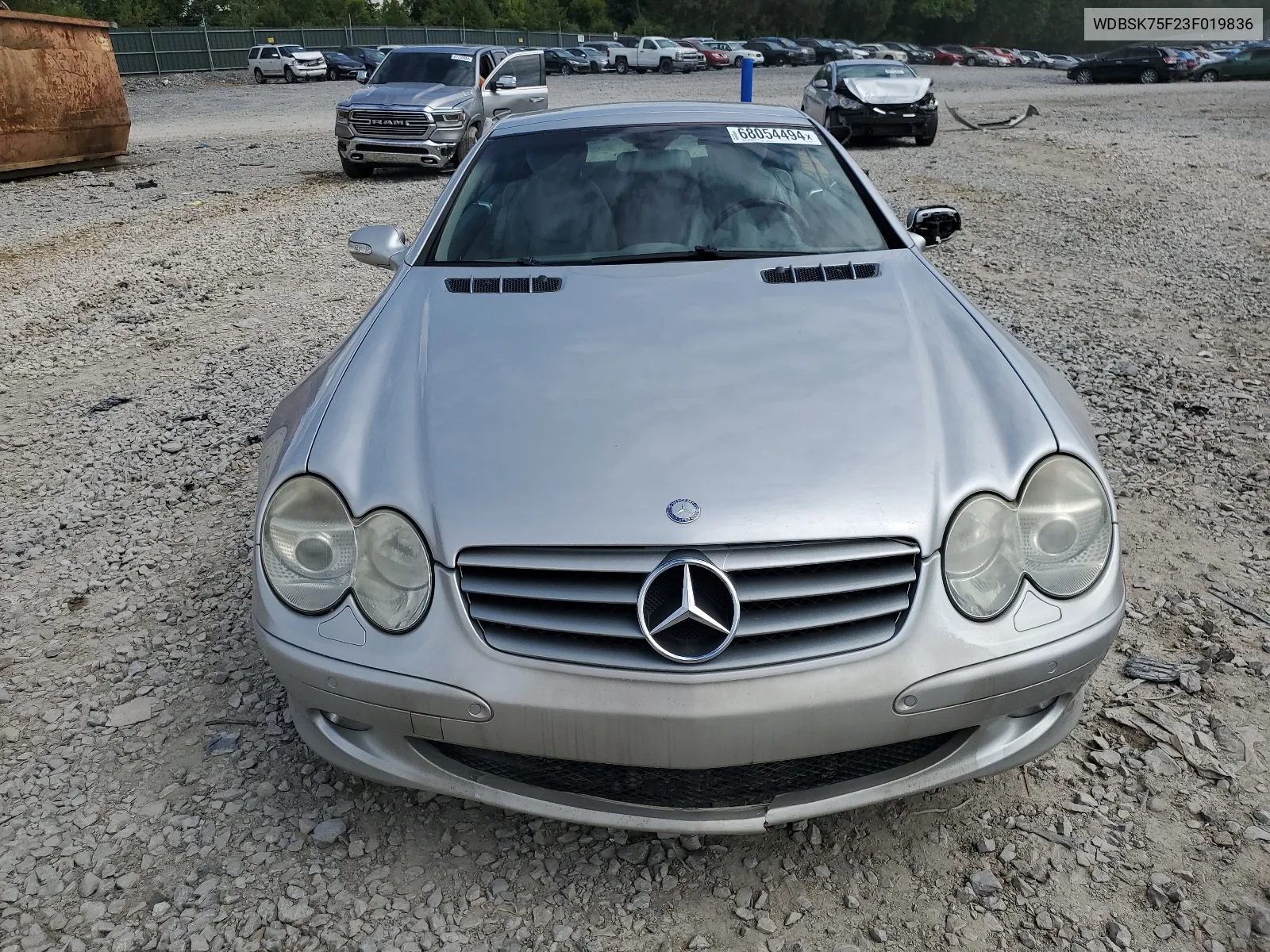 2003 Mercedes-Benz Sl 500R VIN: WDBSK75F23F019836 Lot: 68054494