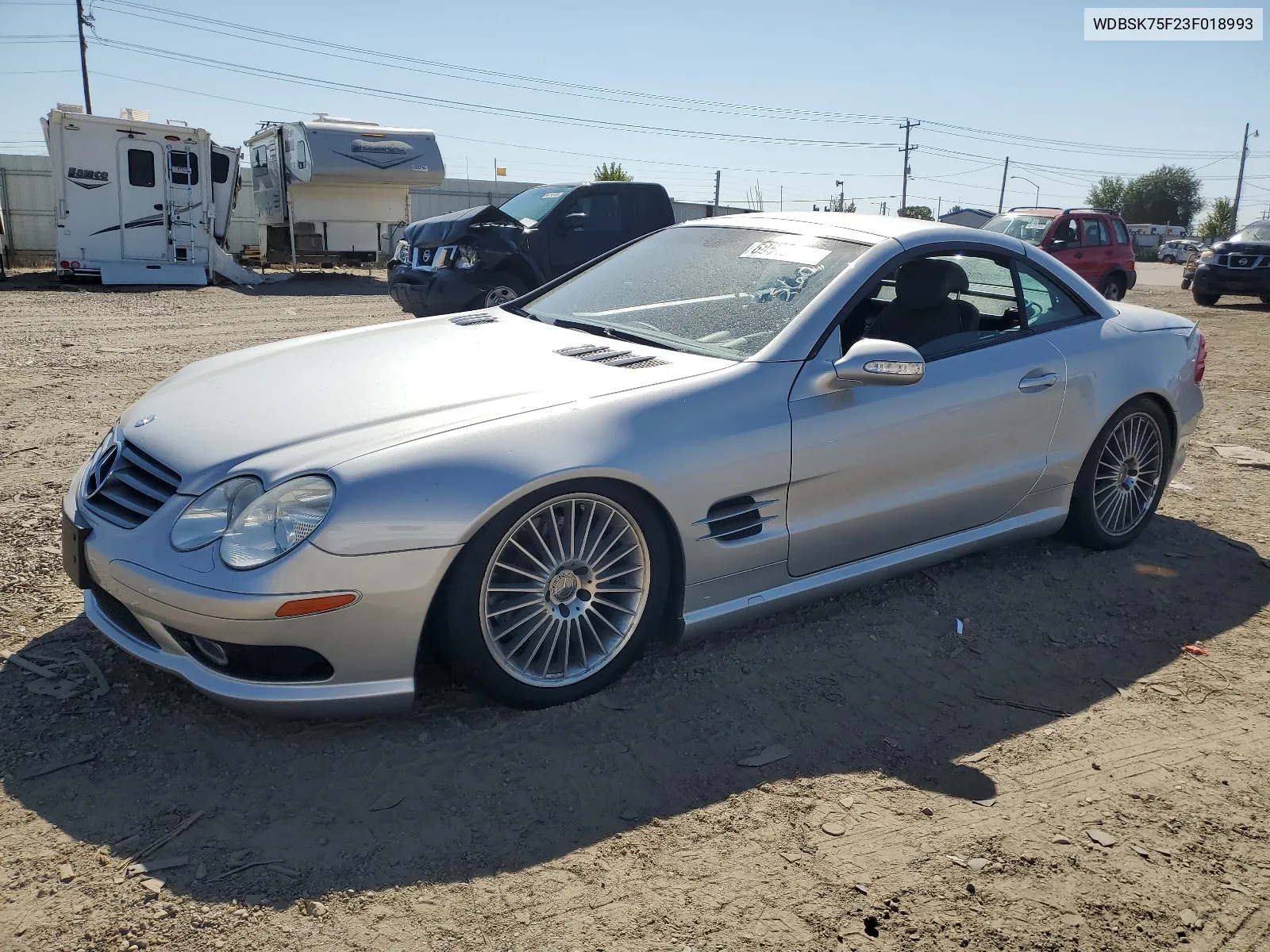 2003 Mercedes-Benz Sl 500R VIN: WDBSK75F23F018993 Lot: 68543034