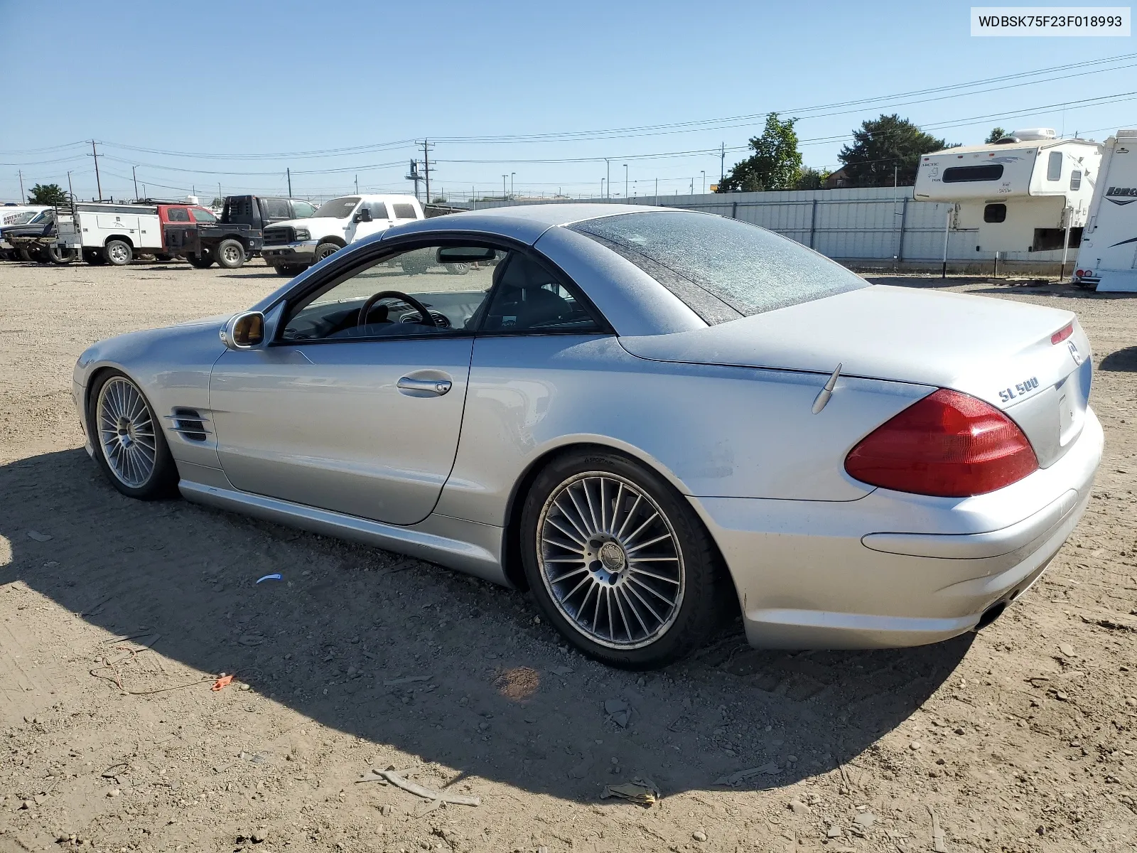 2003 Mercedes-Benz Sl 500R VIN: WDBSK75F23F018993 Lot: 68543034