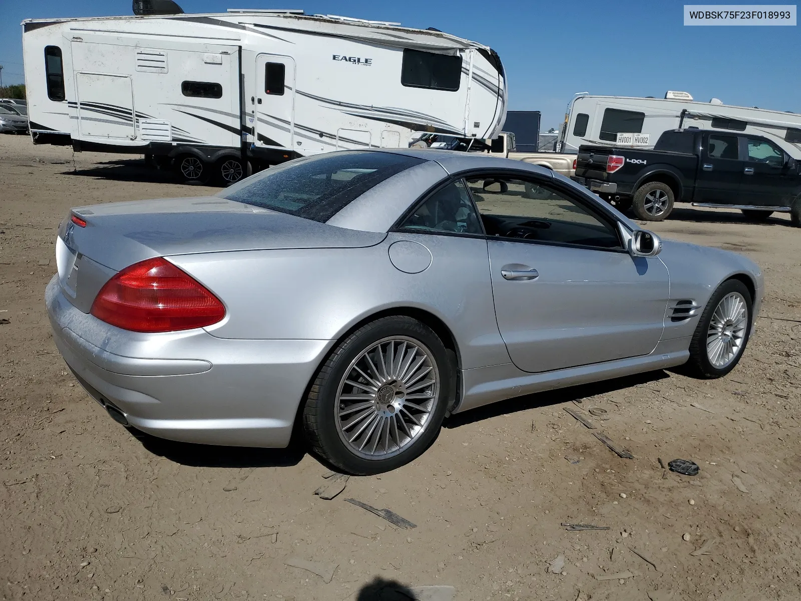 2003 Mercedes-Benz Sl 500R VIN: WDBSK75F23F018993 Lot: 68543034