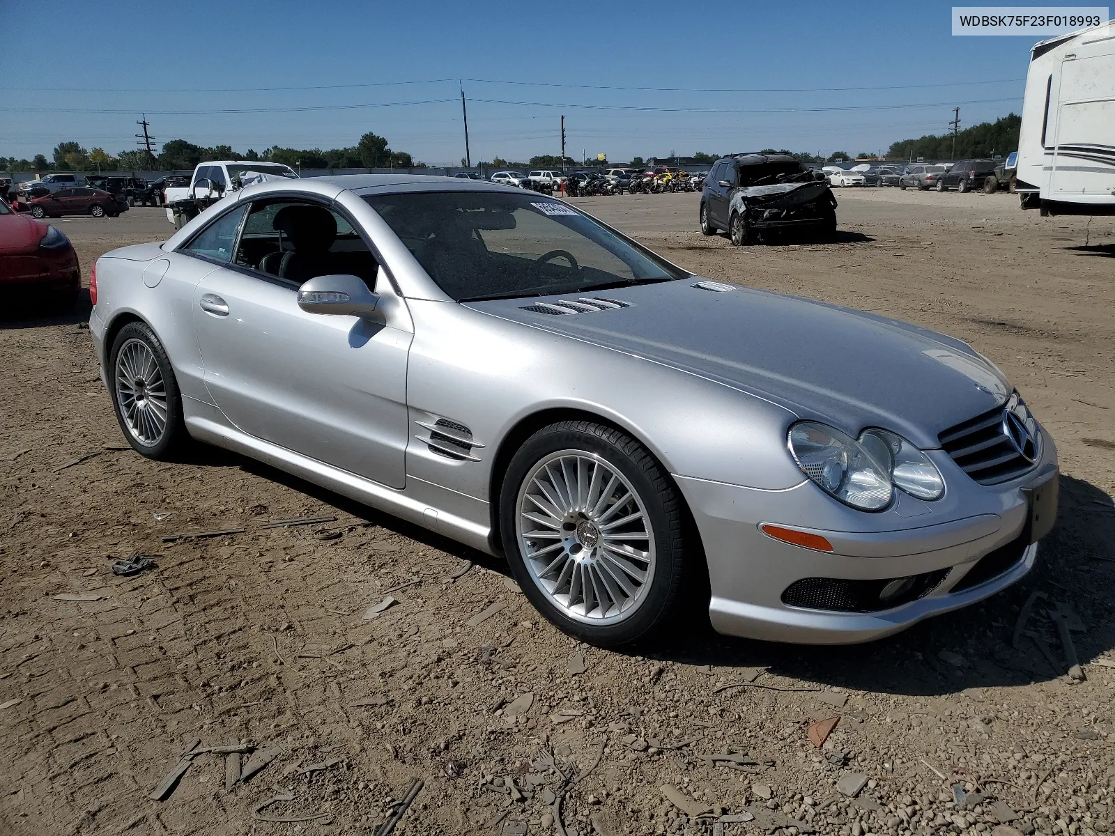 2003 Mercedes-Benz Sl 500R VIN: WDBSK75F23F018993 Lot: 68543034