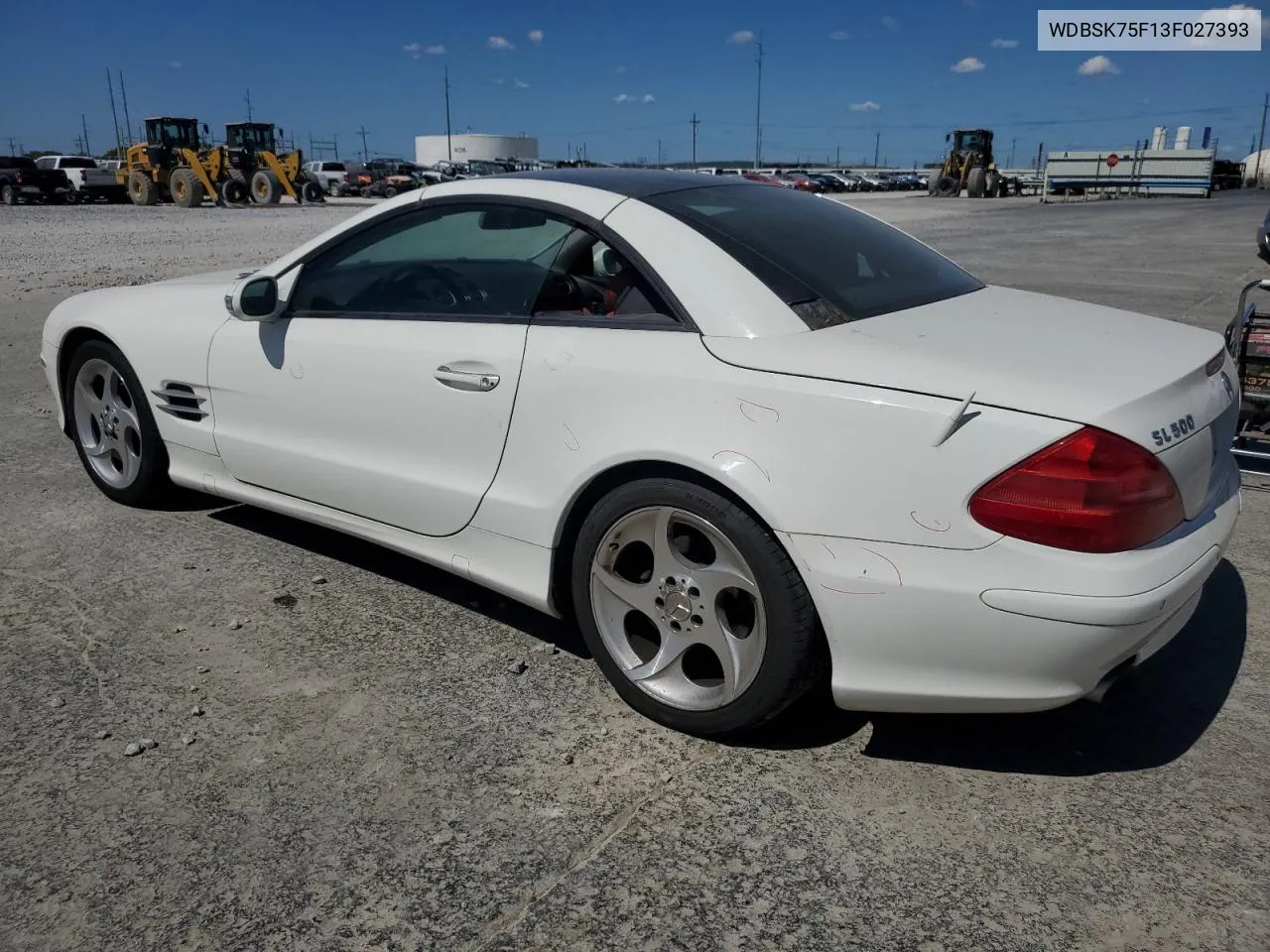 2003 Mercedes-Benz Sl 500R VIN: WDBSK75F13F027393 Lot: 69291004