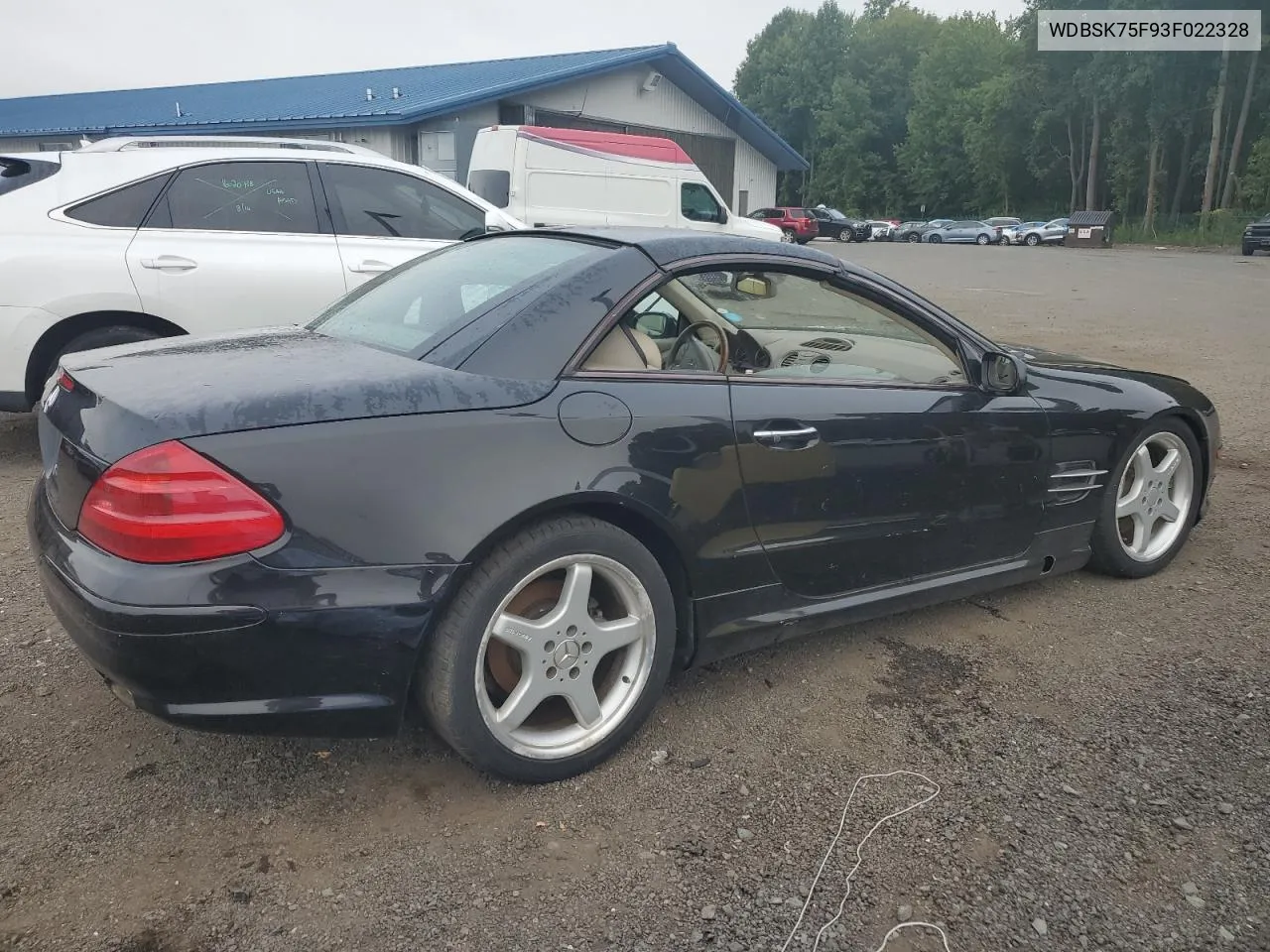 2003 Mercedes-Benz Sl 500R VIN: WDBSK75F93F022328 Lot: 70164934