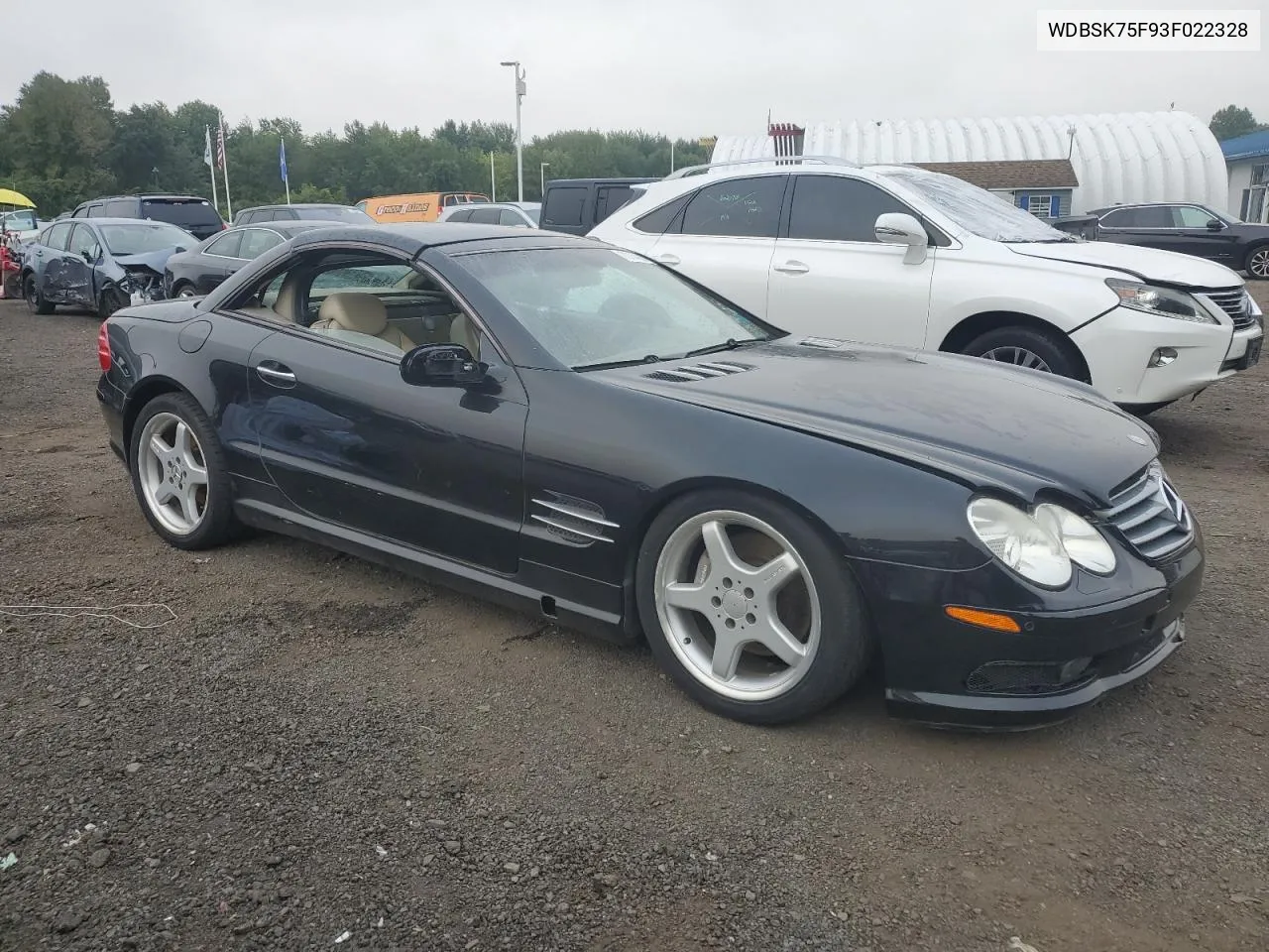 2003 Mercedes-Benz Sl 500R VIN: WDBSK75F93F022328 Lot: 70164934