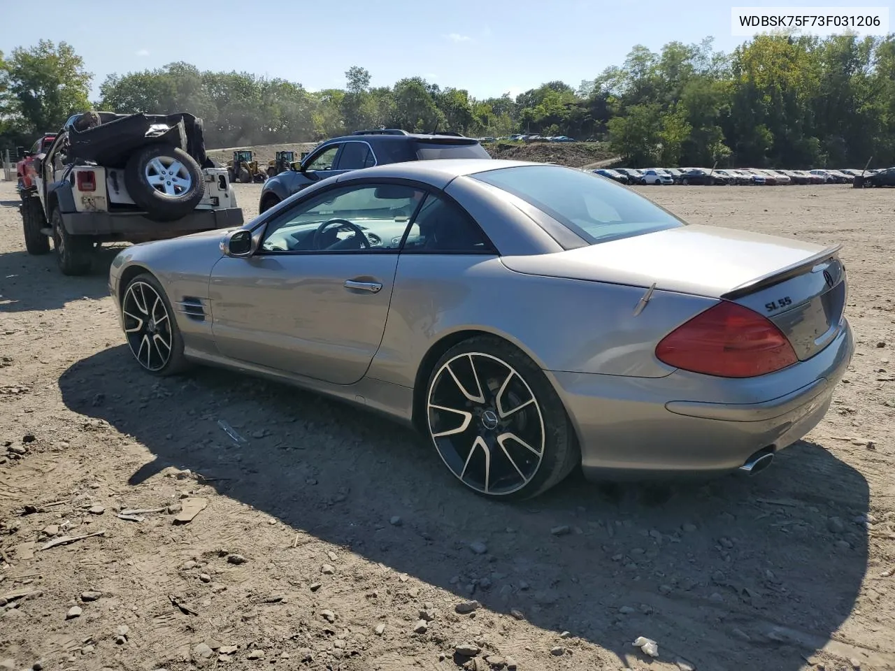 2003 Mercedes-Benz Sl 500R VIN: WDBSK75F73F031206 Lot: 70673664