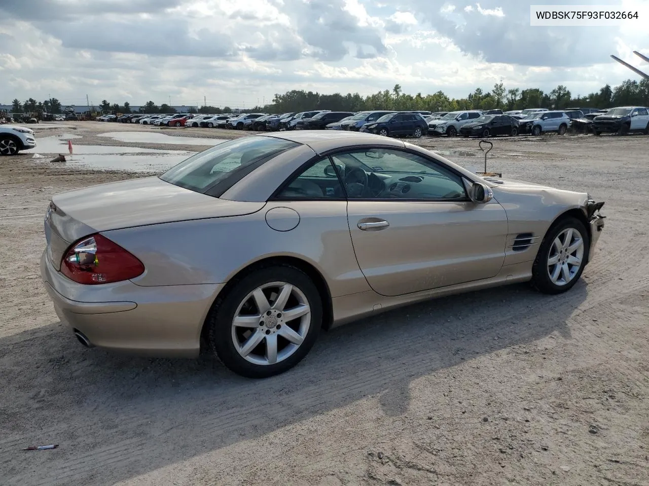 2003 Mercedes-Benz Sl 500R VIN: WDBSK75F93F032664 Lot: 73053254