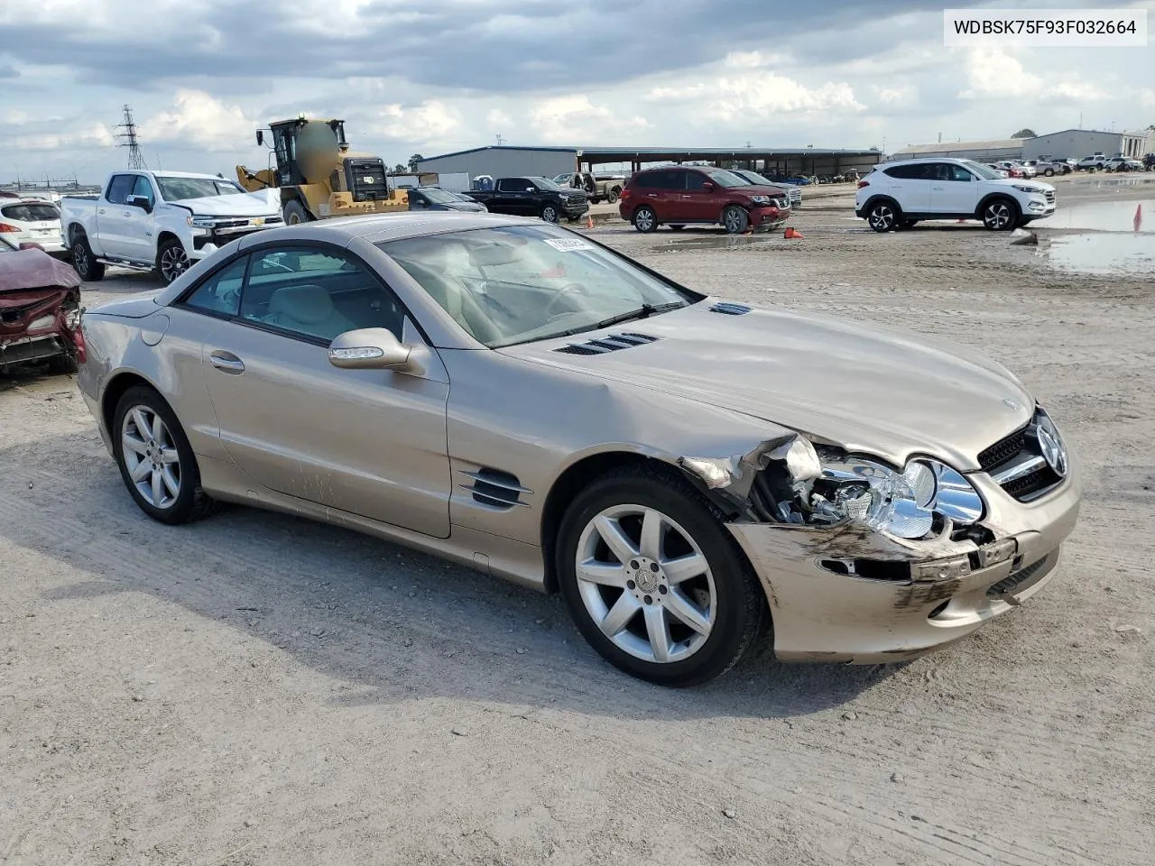 2003 Mercedes-Benz Sl 500R VIN: WDBSK75F93F032664 Lot: 73053254