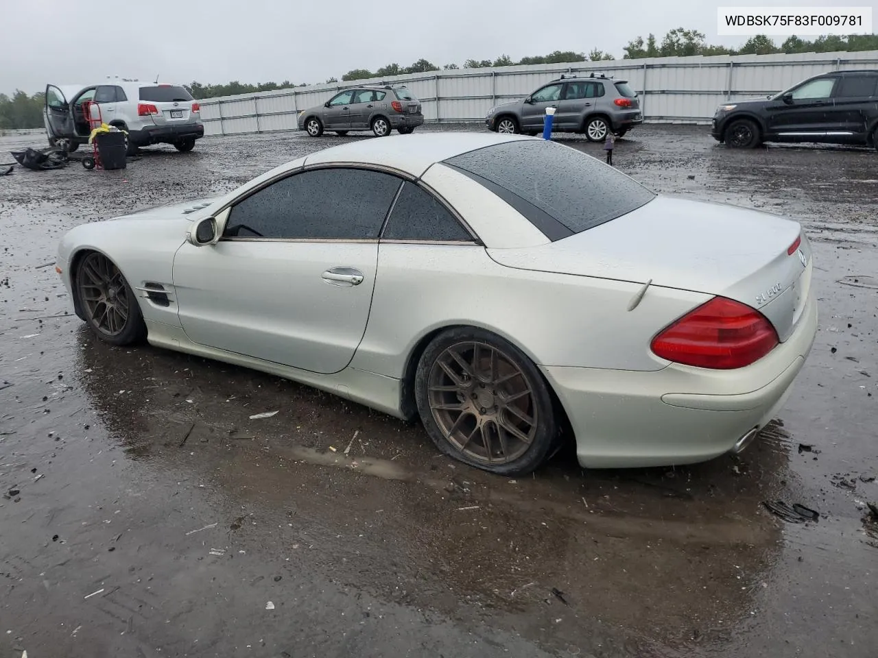 2003 Mercedes-Benz Sl 500R VIN: WDBSK75F83F009781 Lot: 73605994