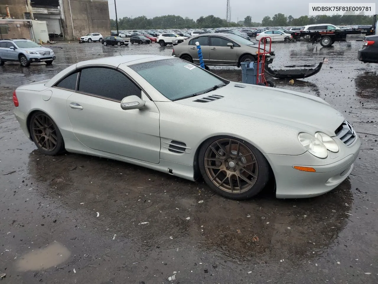 2003 Mercedes-Benz Sl 500R VIN: WDBSK75F83F009781 Lot: 73605994