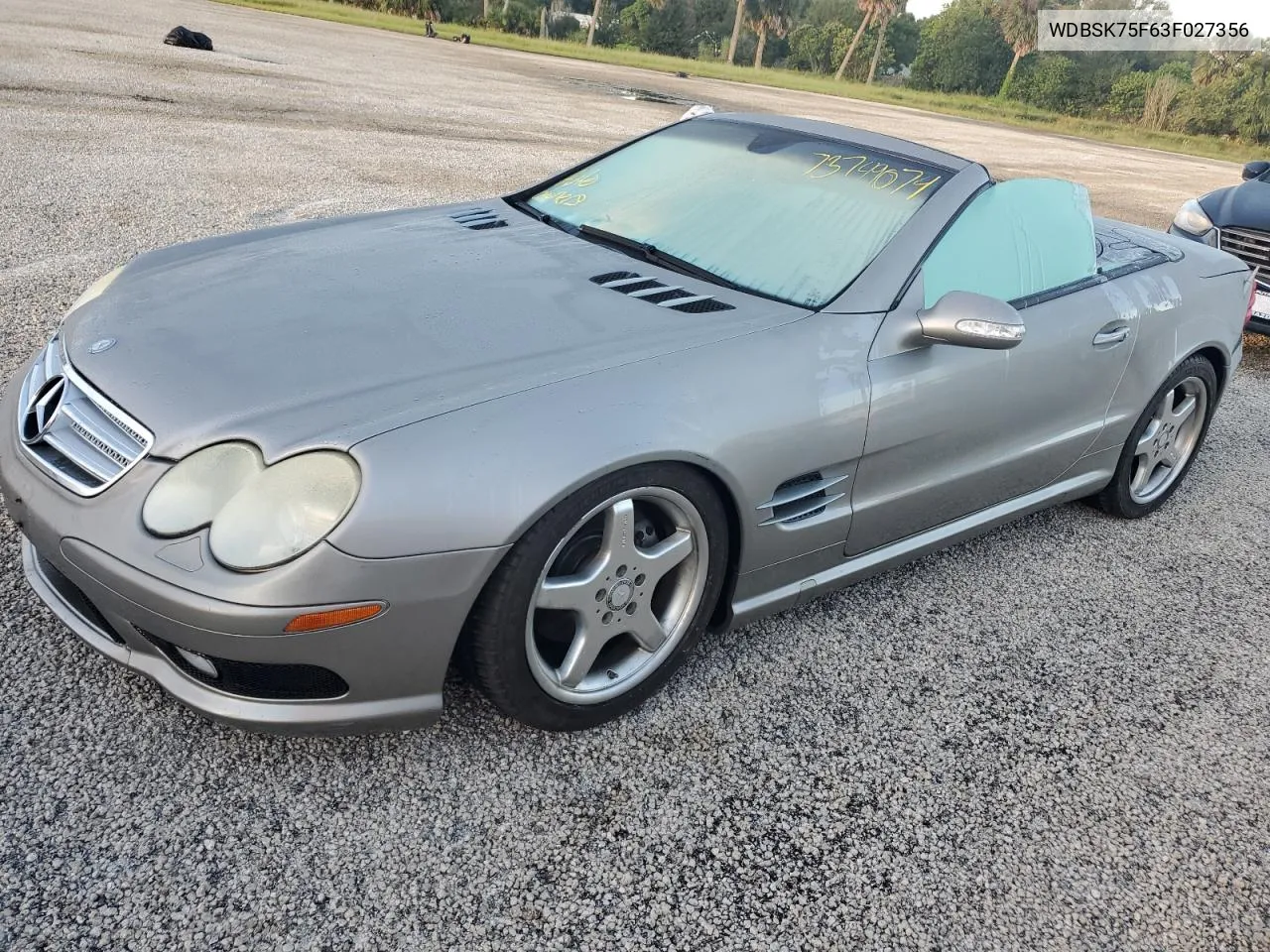 2003 Mercedes-Benz Sl 500R VIN: WDBSK75F63F027356 Lot: 73749074