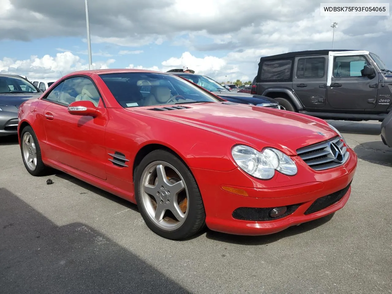 2003 Mercedes-Benz Sl 500R VIN: WDBSK75F93F054065 Lot: 74844534