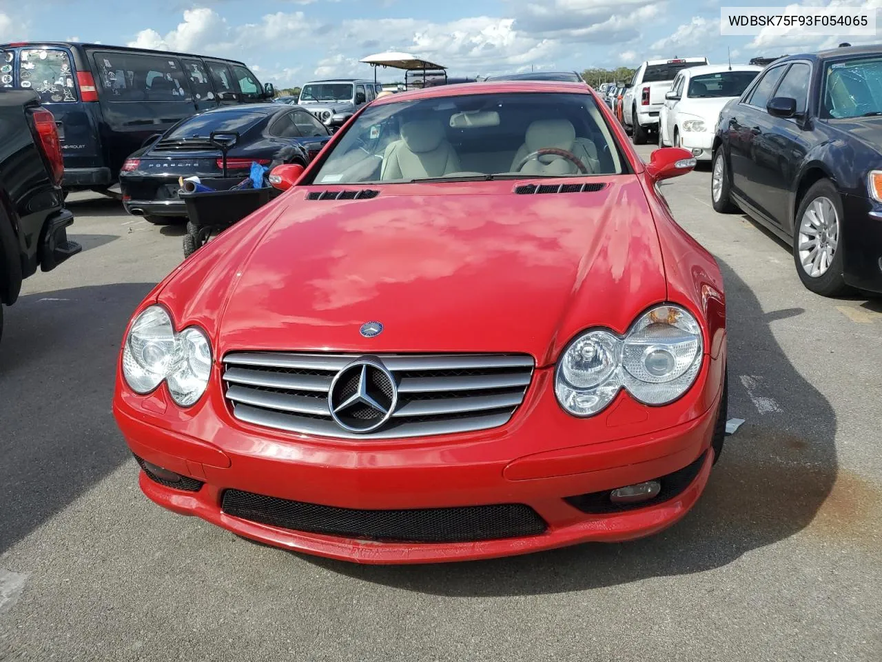 2003 Mercedes-Benz Sl 500R VIN: WDBSK75F93F054065 Lot: 74844534