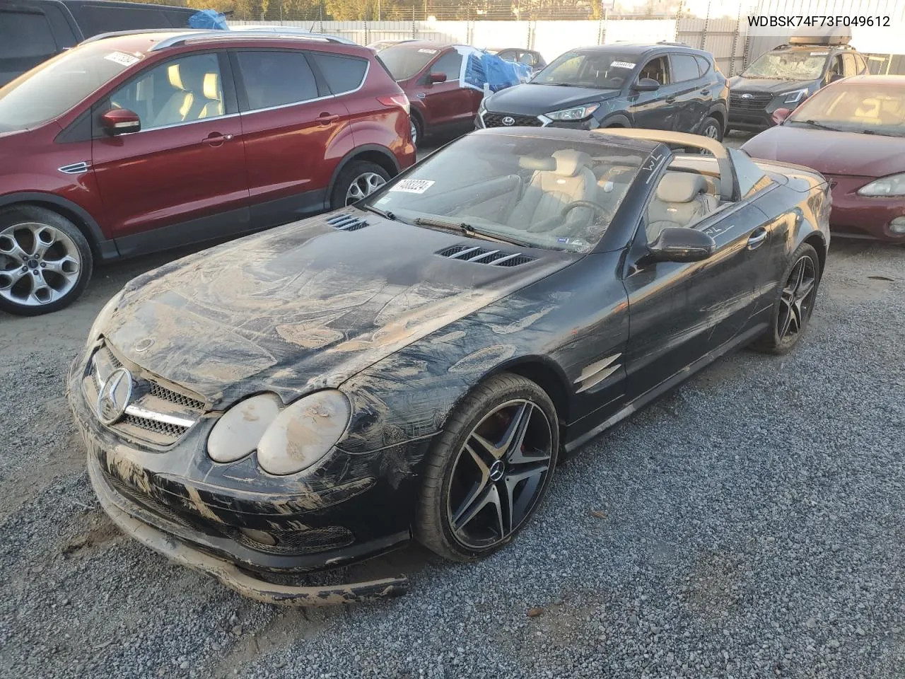 2003 Mercedes-Benz Sl 55 Amg VIN: WDBSK74F73F049612 Lot: 74883224