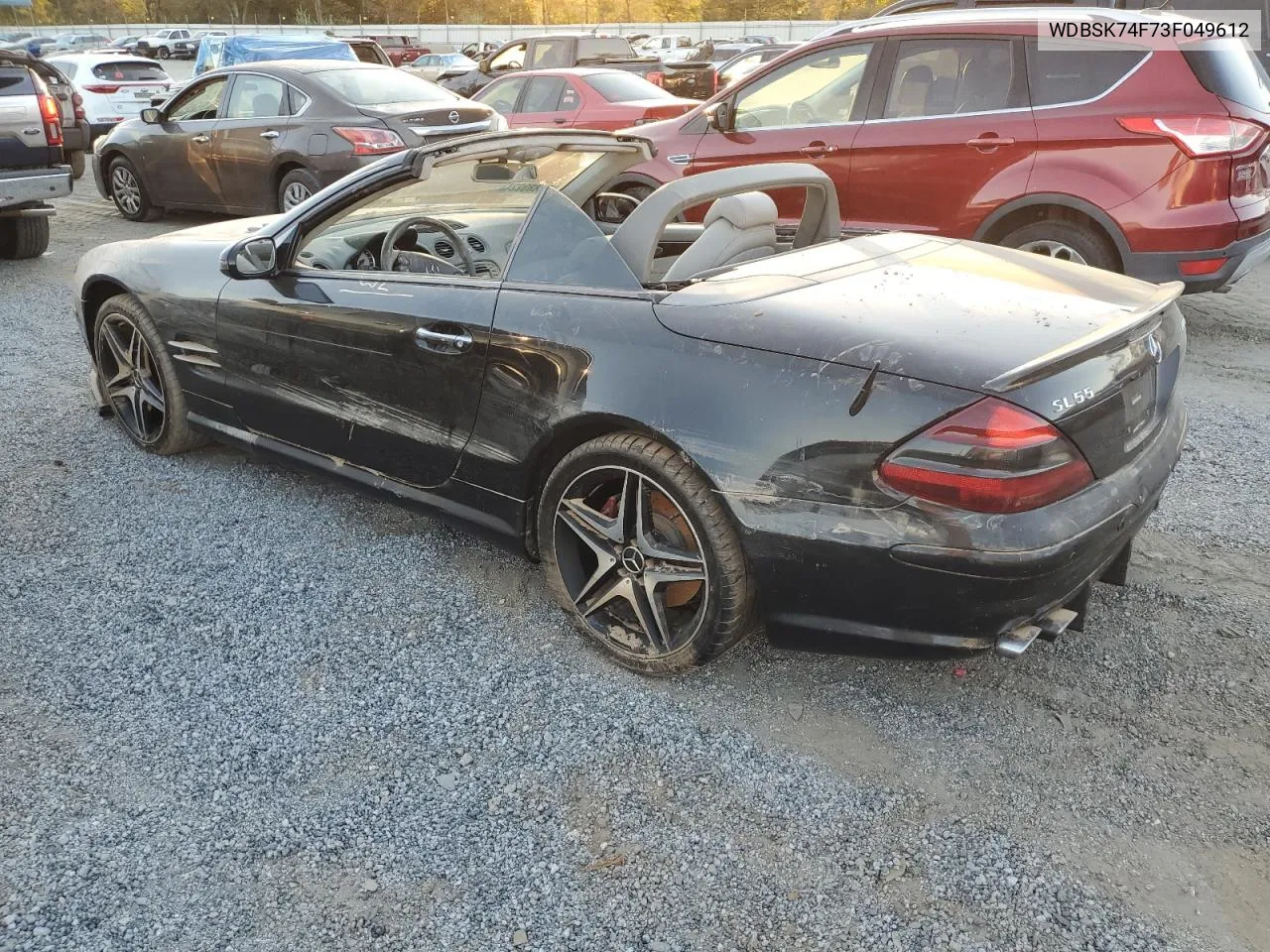 2003 Mercedes-Benz Sl 55 Amg VIN: WDBSK74F73F049612 Lot: 74883224