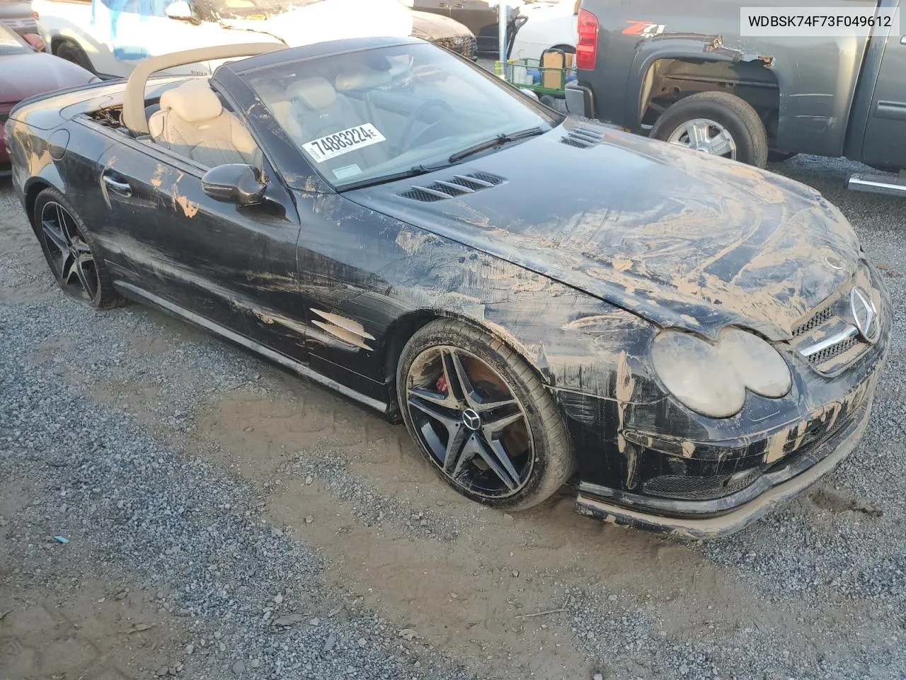 2003 Mercedes-Benz Sl 55 Amg VIN: WDBSK74F73F049612 Lot: 74883224