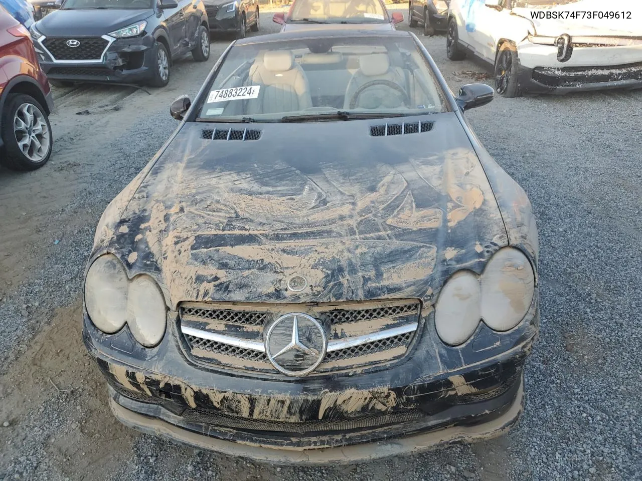 2003 Mercedes-Benz Sl 55 Amg VIN: WDBSK74F73F049612 Lot: 74883224