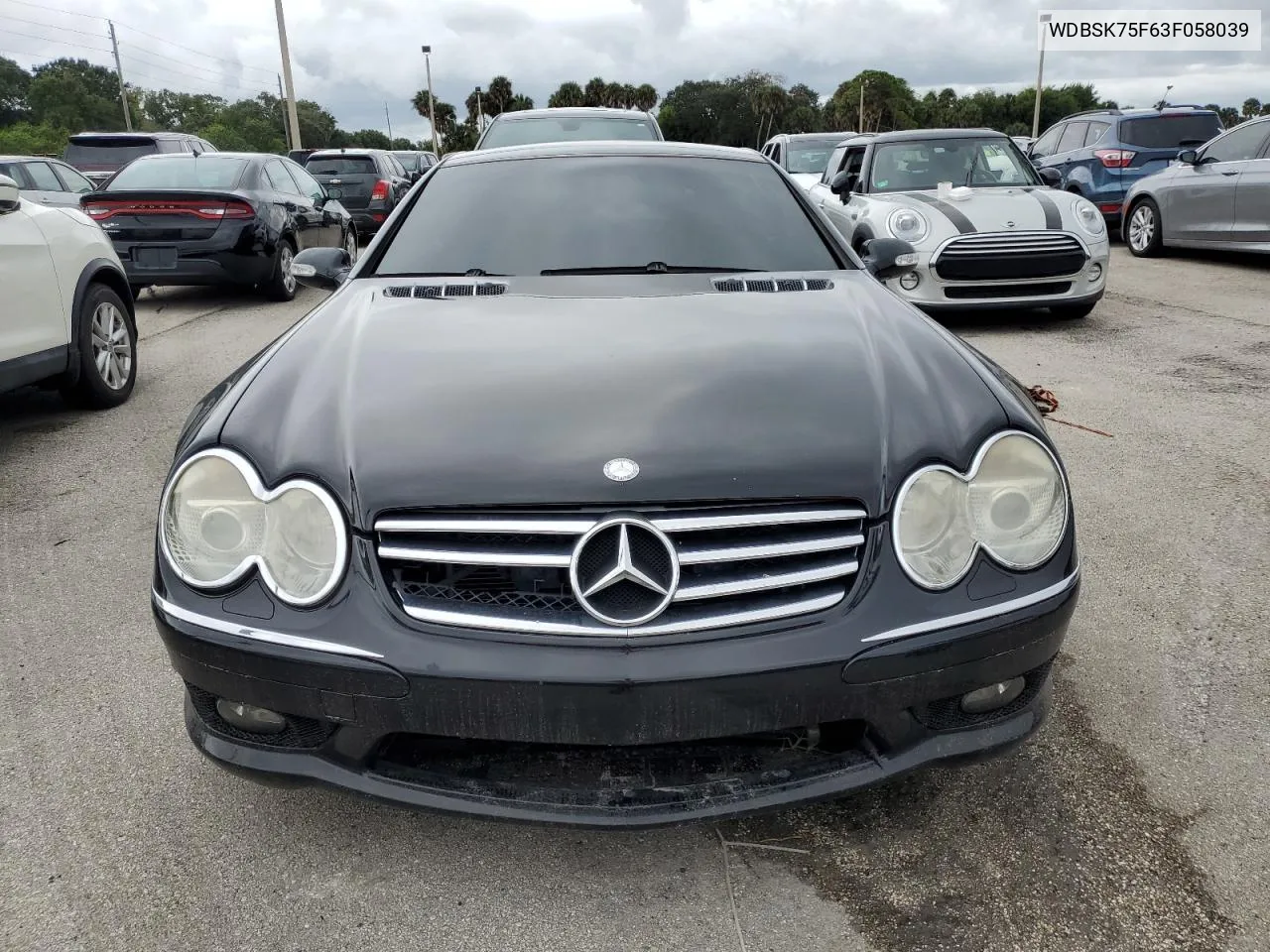 2003 Mercedes-Benz Sl 500R VIN: WDBSK75F63F058039 Lot: 75082314