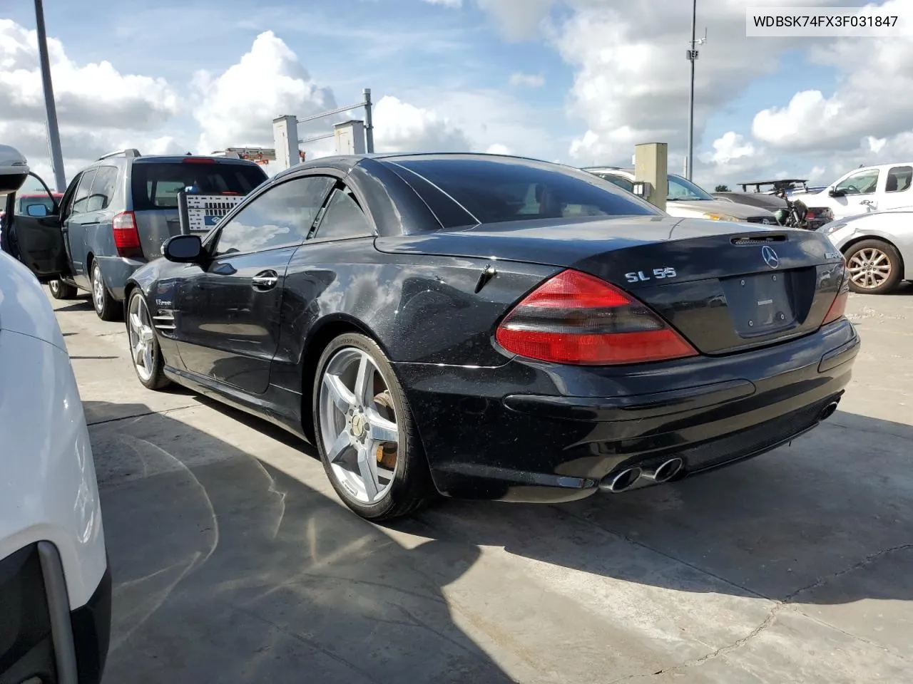 2003 Mercedes-Benz Sl 55 Amg VIN: WDBSK74FX3F031847 Lot: 75110604