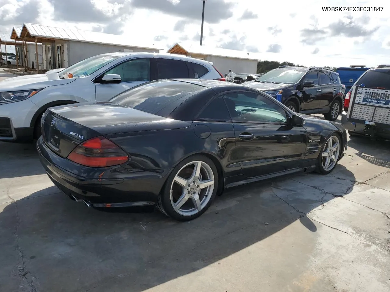 2003 Mercedes-Benz Sl 55 Amg VIN: WDBSK74FX3F031847 Lot: 75110604