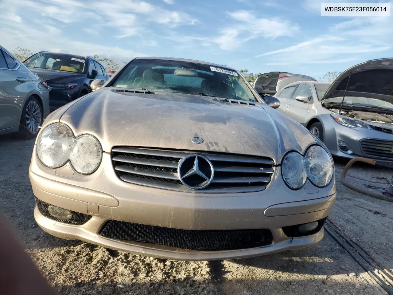 2003 Mercedes-Benz Sl 500R VIN: WDBSK75F23F056014 Lot: 76125094