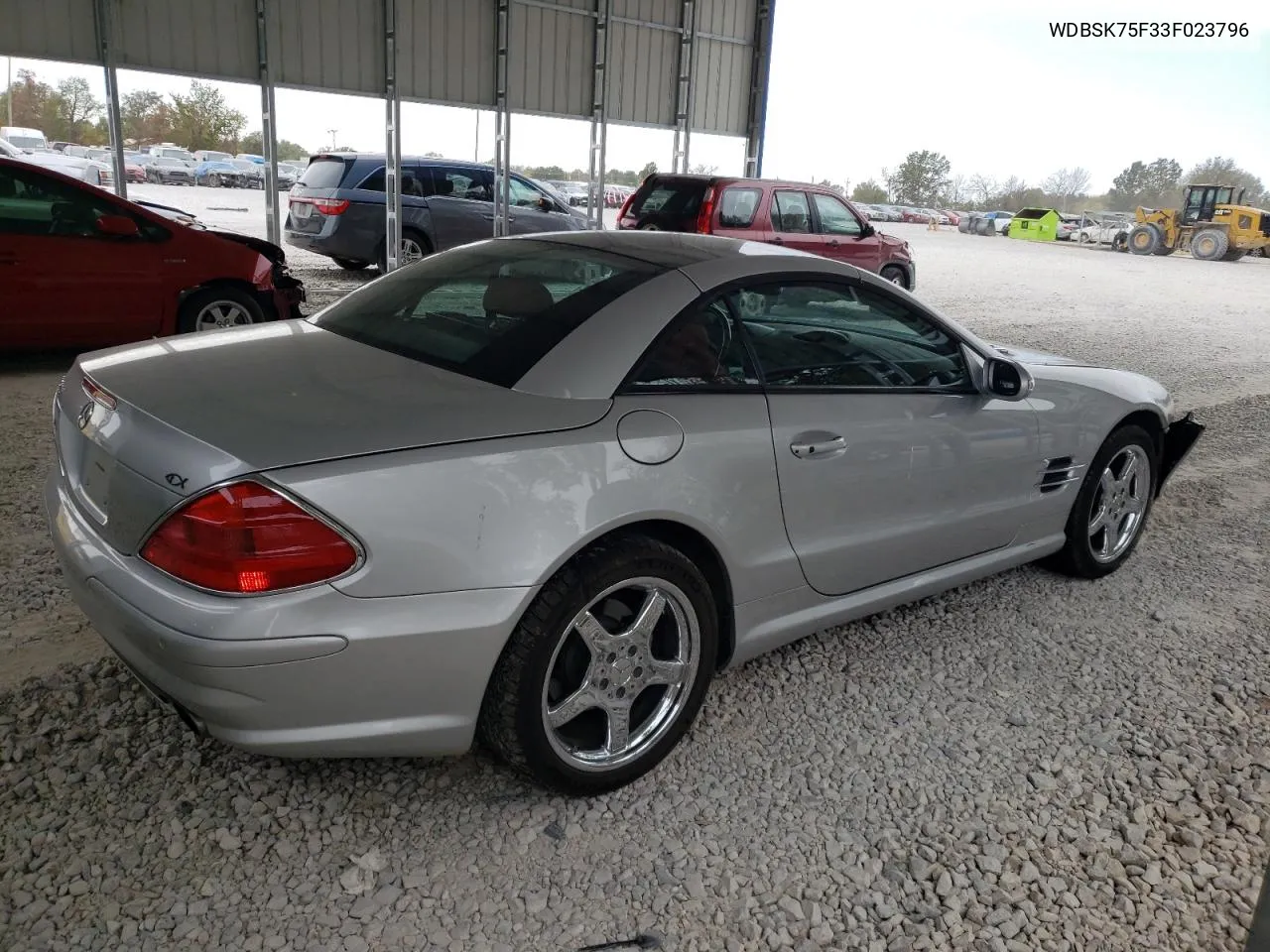 2003 Mercedes-Benz Sl 500R VIN: WDBSK75F33F023796 Lot: 76244934