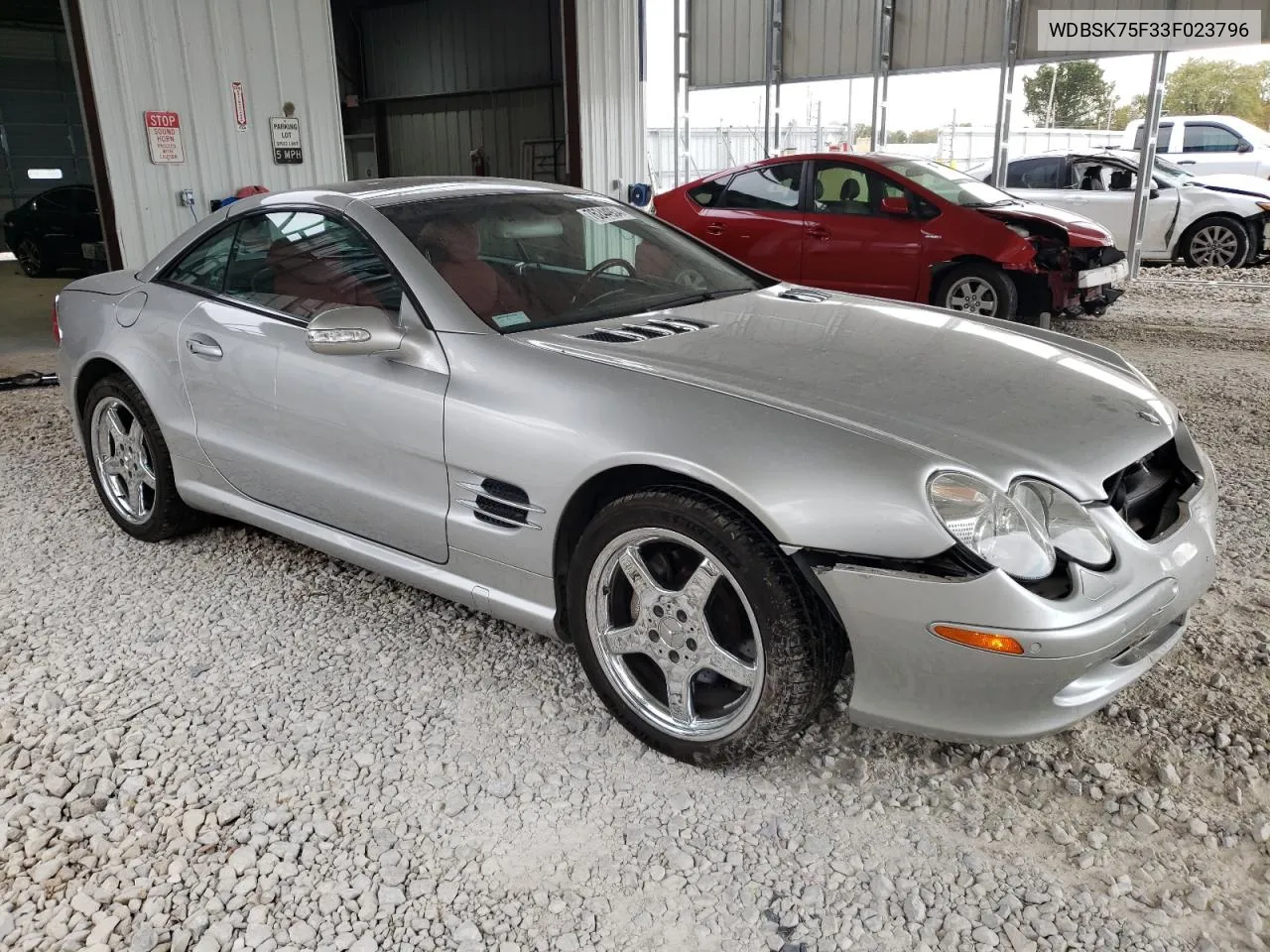 2003 Mercedes-Benz Sl 500R VIN: WDBSK75F33F023796 Lot: 76244934