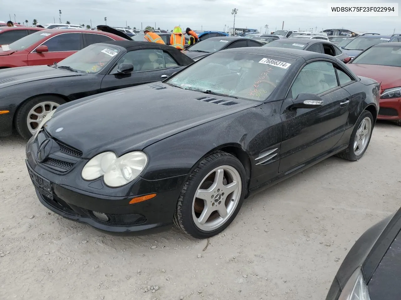 2003 Mercedes-Benz Sl 500R VIN: WDBSK75F23F022994 Lot: 76866314