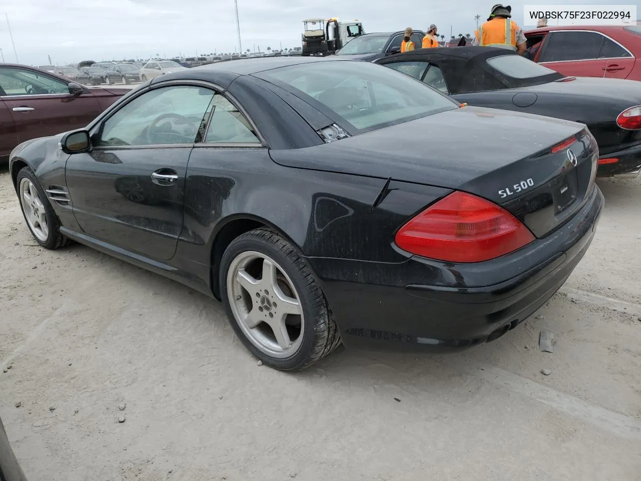 2003 Mercedes-Benz Sl 500R VIN: WDBSK75F23F022994 Lot: 76866314