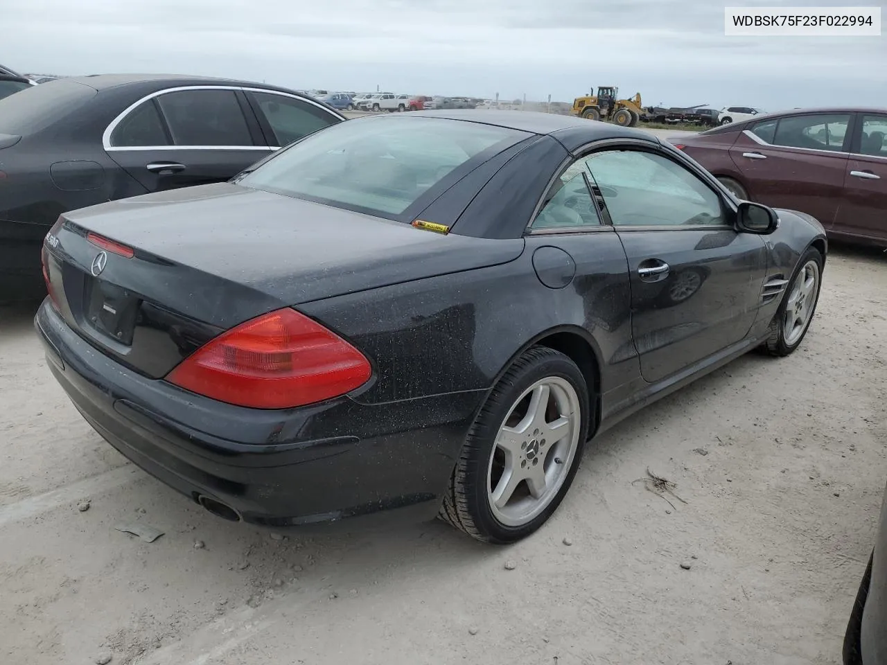 2003 Mercedes-Benz Sl 500R VIN: WDBSK75F23F022994 Lot: 76866314