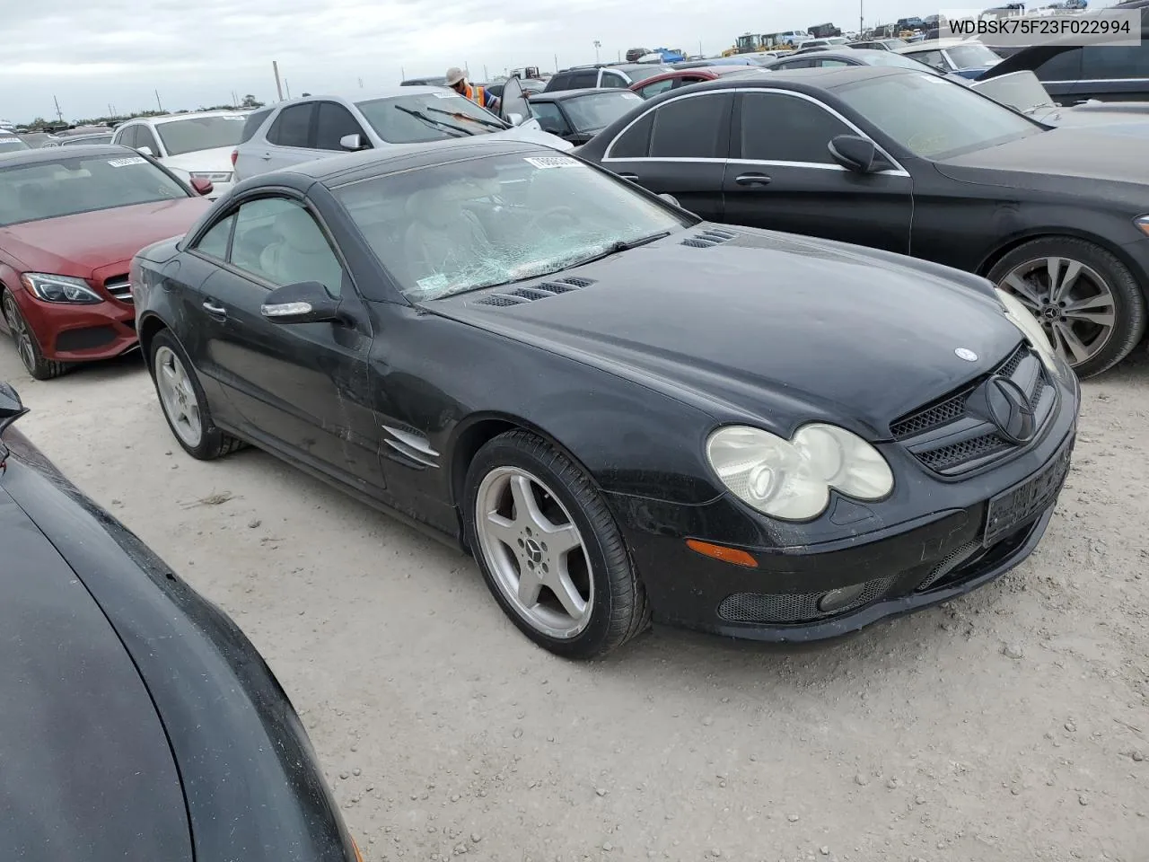 2003 Mercedes-Benz Sl 500R VIN: WDBSK75F23F022994 Lot: 76866314