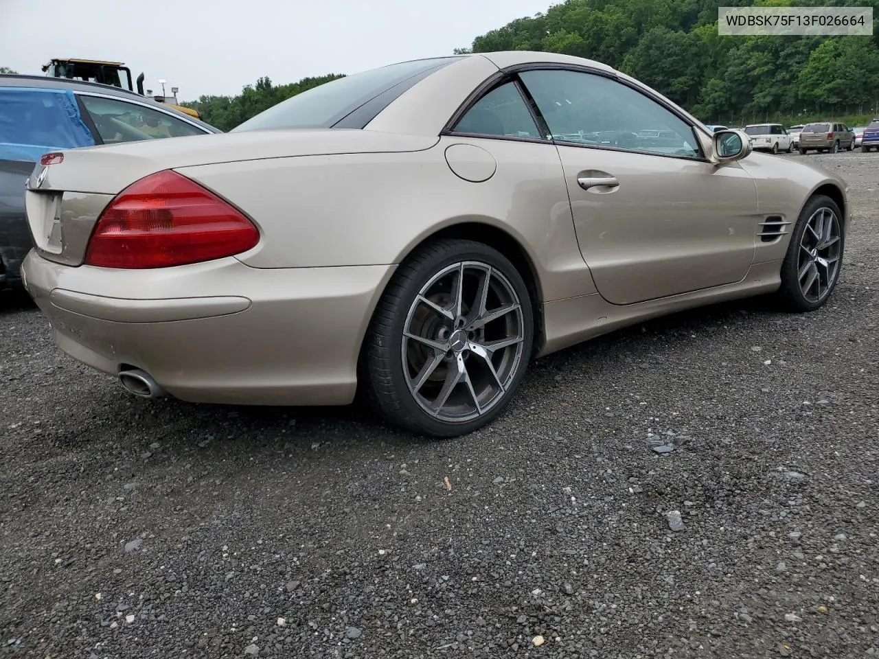 2003 Mercedes-Benz Sl 500R VIN: WDBSK75F13F026664 Lot: 78388494