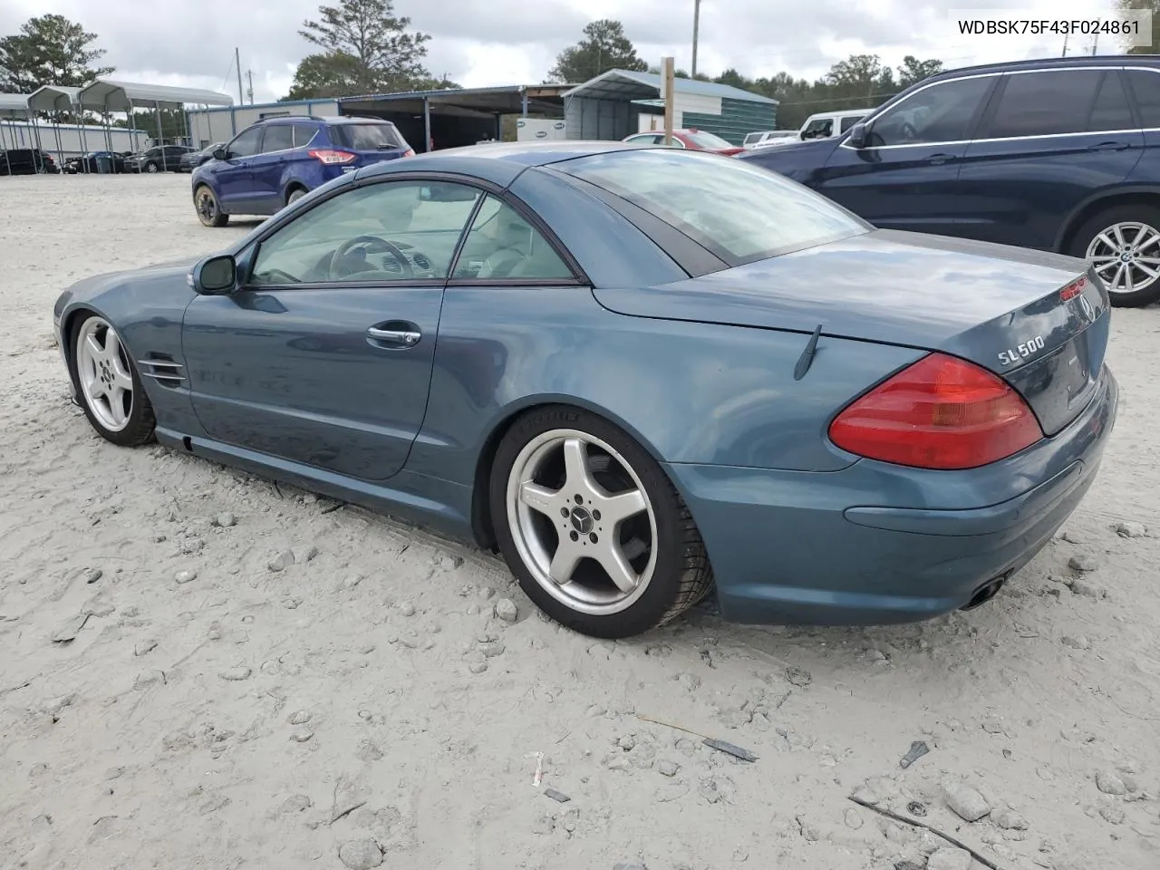 2003 Mercedes-Benz Sl 500R VIN: WDBSK75F43F024861 Lot: 78713394