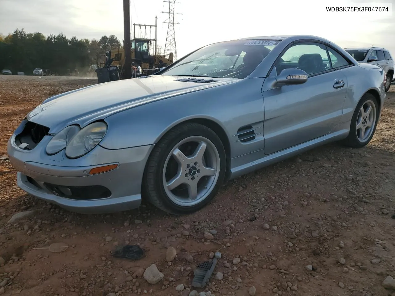 2003 Mercedes-Benz Sl 500R VIN: WDBSK75FX3F047674 Lot: 79030574