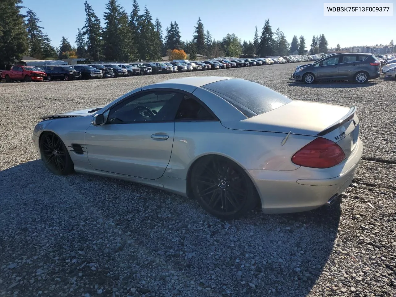 2003 Mercedes-Benz Sl 500R VIN: WDBSK75F13F009377 Lot: 79297904