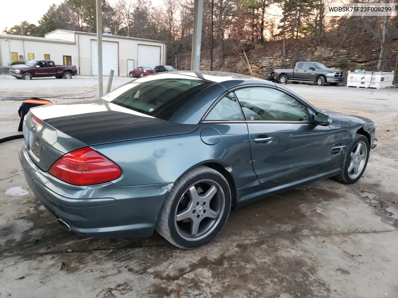 2003 Mercedes-Benz Sl 500R VIN: WDBSK75F23F008299 Lot: 82080423