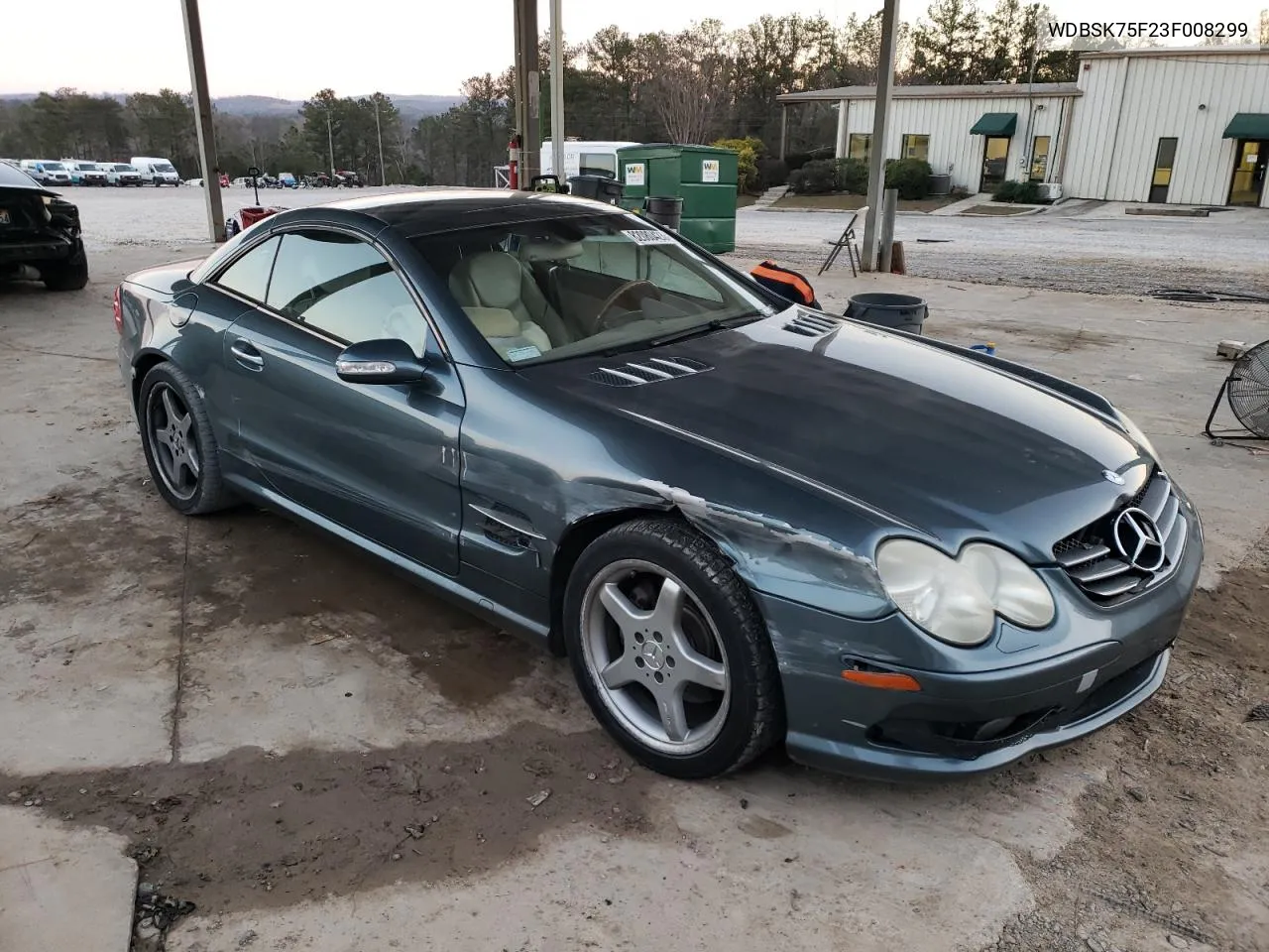 2003 Mercedes-Benz Sl 500R VIN: WDBSK75F23F008299 Lot: 82080423