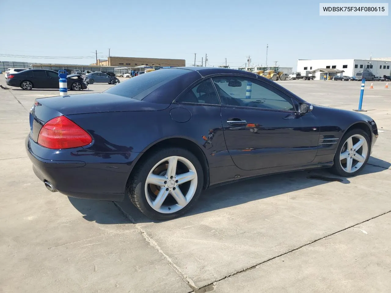 2004 Mercedes-Benz Sl 500 VIN: WDBSK75F34F080615 Lot: 71678314