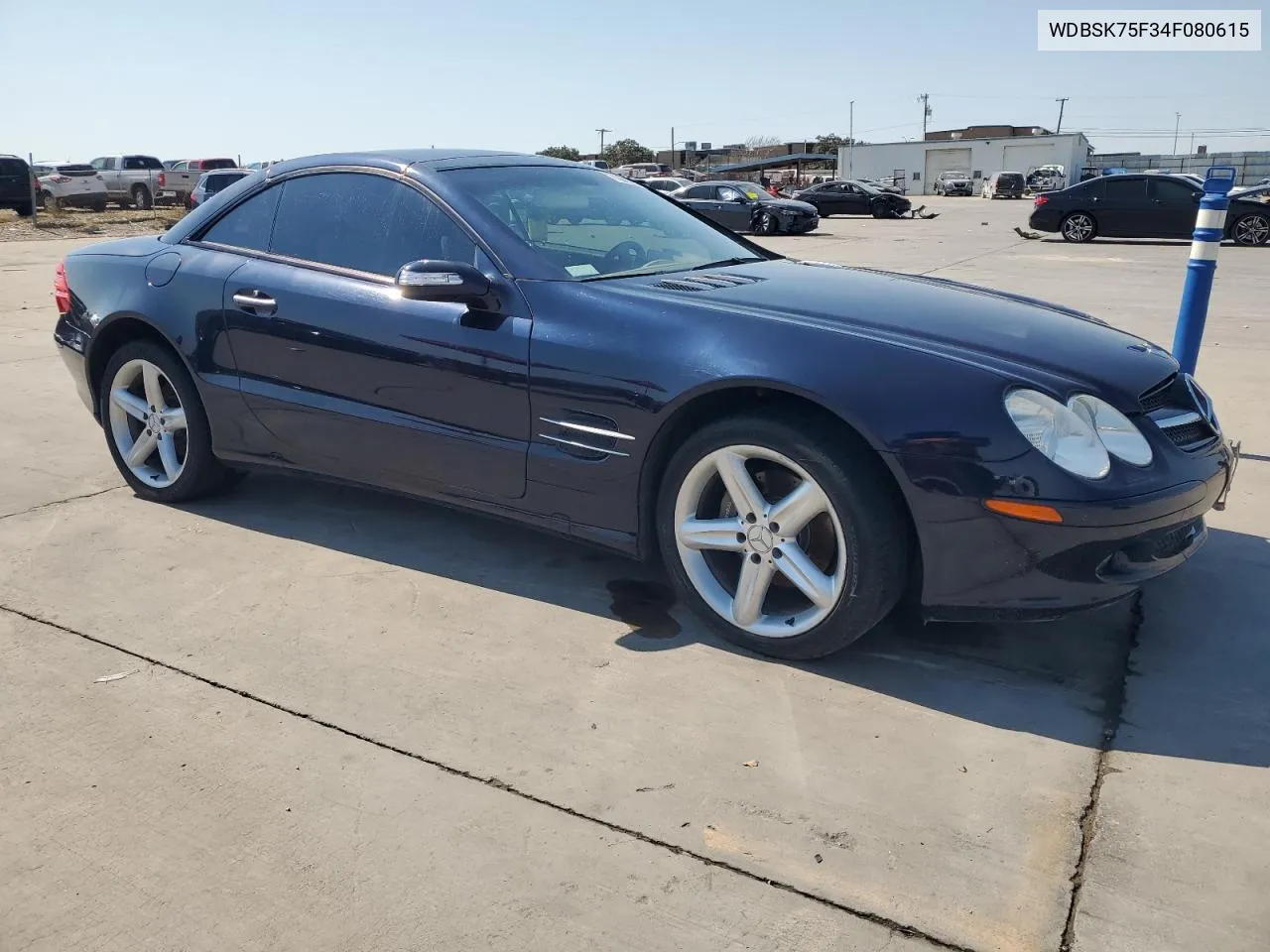 2004 Mercedes-Benz Sl 500 VIN: WDBSK75F34F080615 Lot: 71678314