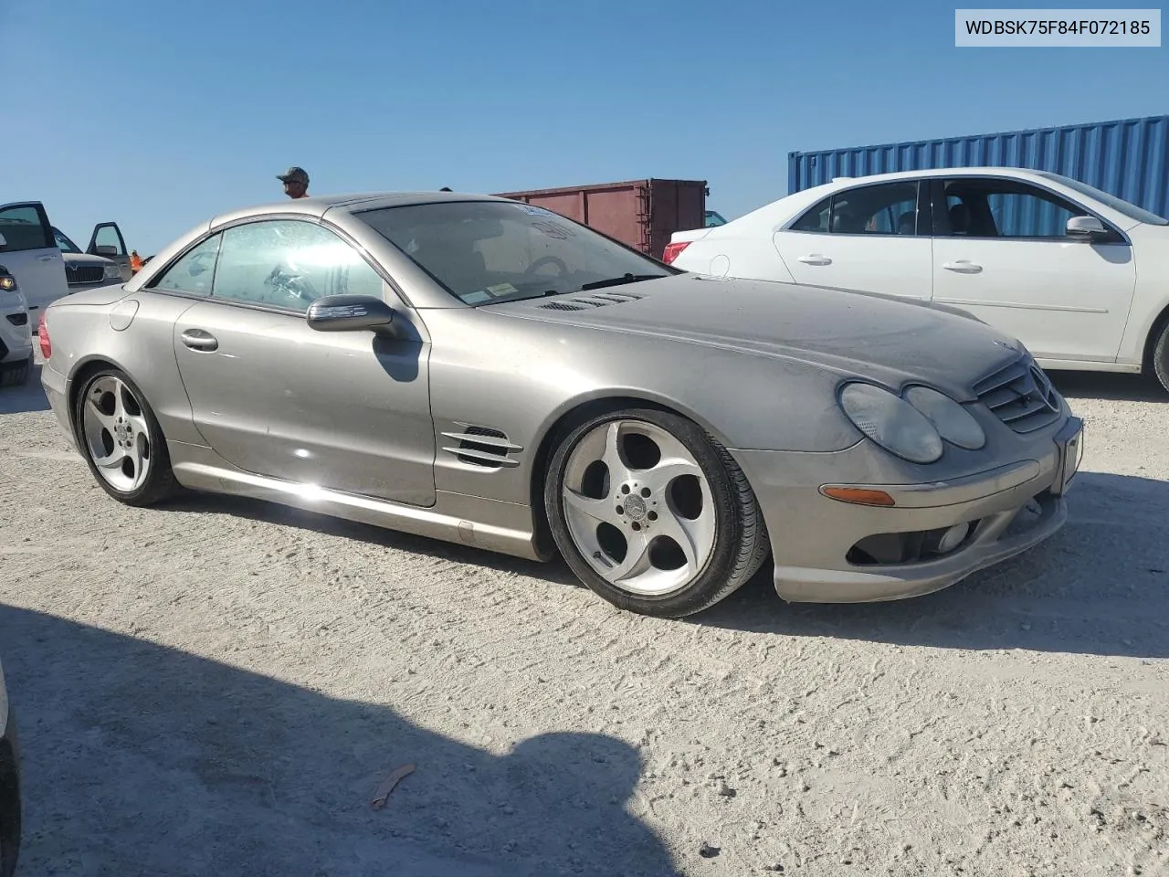 2004 Mercedes-Benz Sl 500 VIN: WDBSK75F84F072185 Lot: 74812244